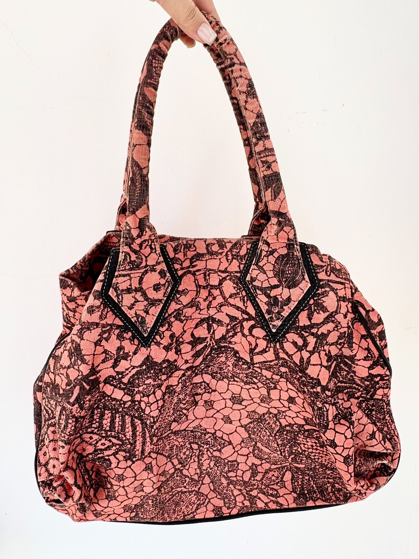 Vivienne Westwood Vivienne Westwood Vintage Orange Lace Handbag Size ONE SIZE - 3 Thumbnail