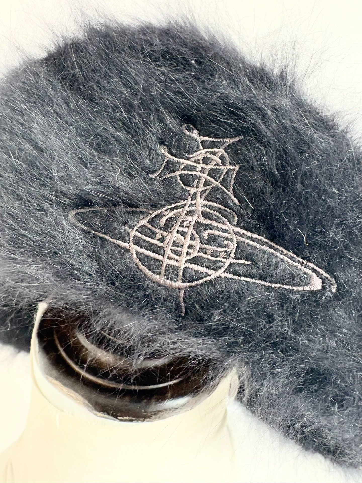 Vivienne Westwood Vivienne Westwood Vintage Black Faux Fur Beret Size ONE SIZE - 2 Thumbnail