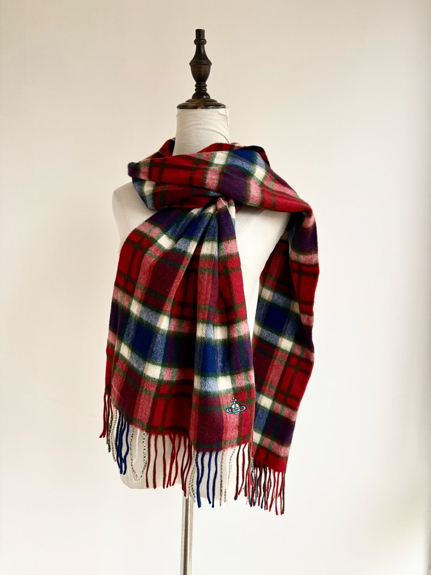 Vivienne Westwood Vivienne Westwood Vintage Plaid Saturn Scarf Size ONE SIZE - 2 Thumbnail