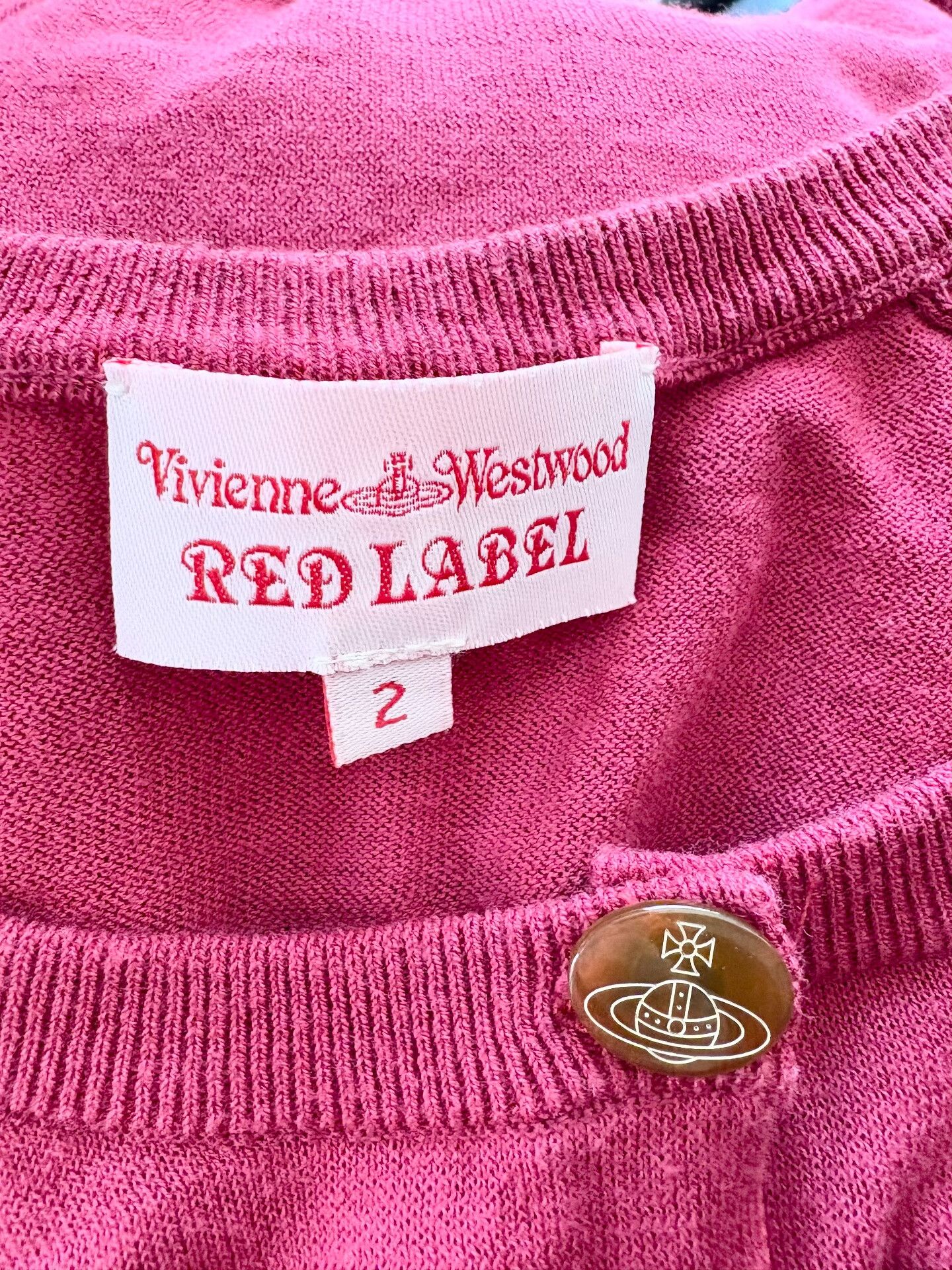 Vivienne Westwood Vivienne Westwood Vintage Pink Saturn Knit Cardigan Size M / US 6-8 / IT 42-44 - 8 Thumbnail