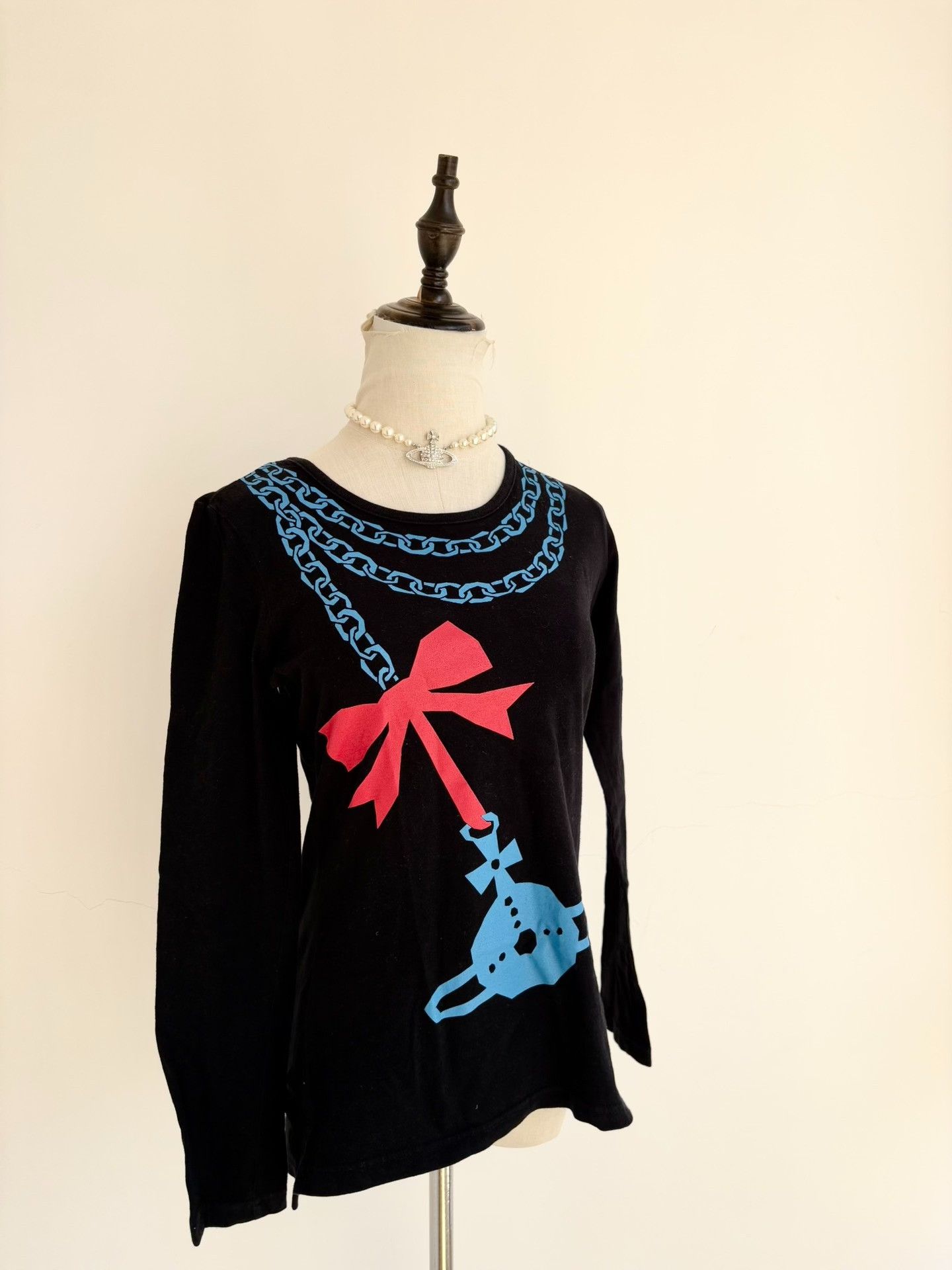 Vivienne Westwood Vivienne Westwood Vintage Bow Saturn Top Size L / US 10 / IT 46 - 2 Thumbnail