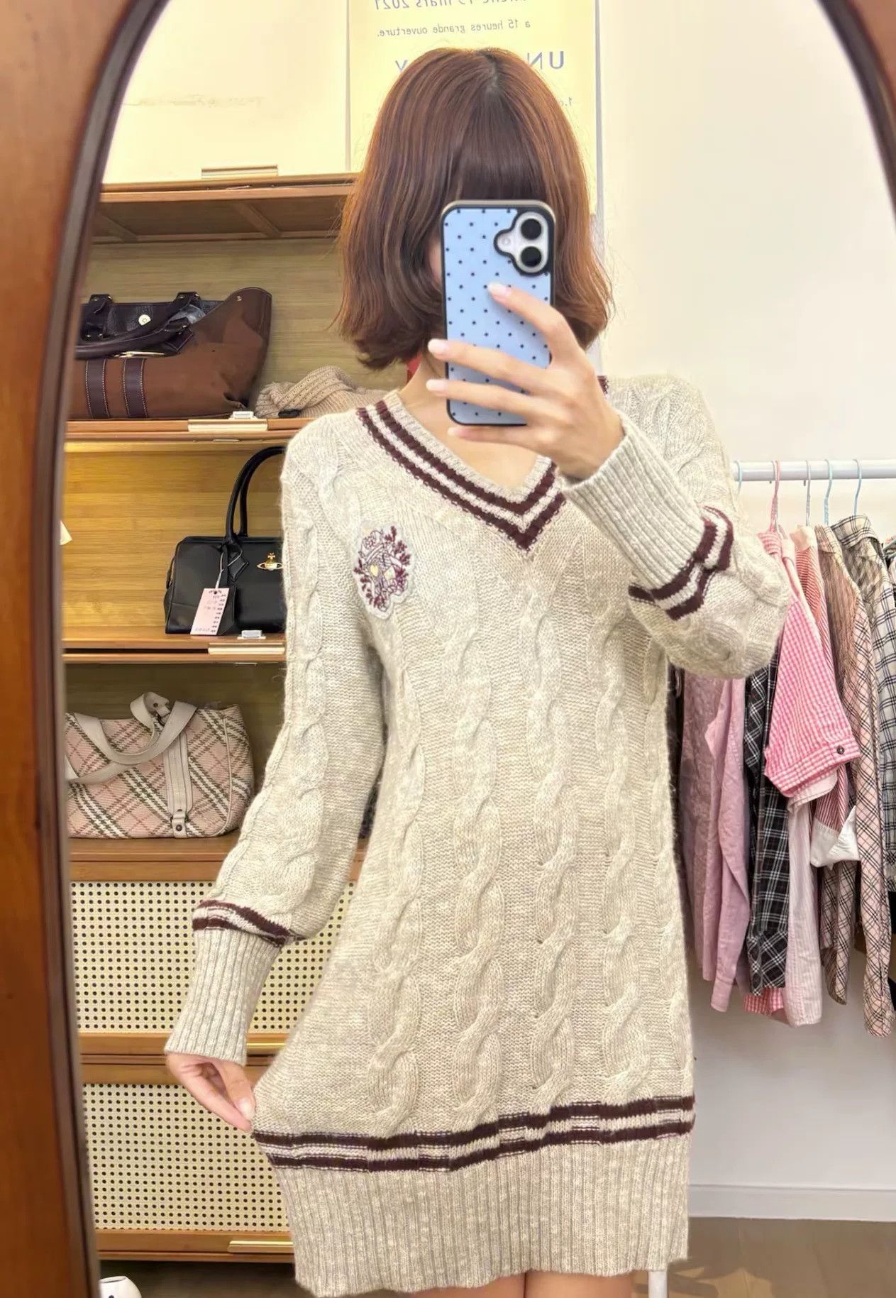 Vivienne Westwood Vivienne Westwood Vintage Preppy Cable Knit Dress Size M / US 6-8 / IT 42-44 - 8 Thumbnail