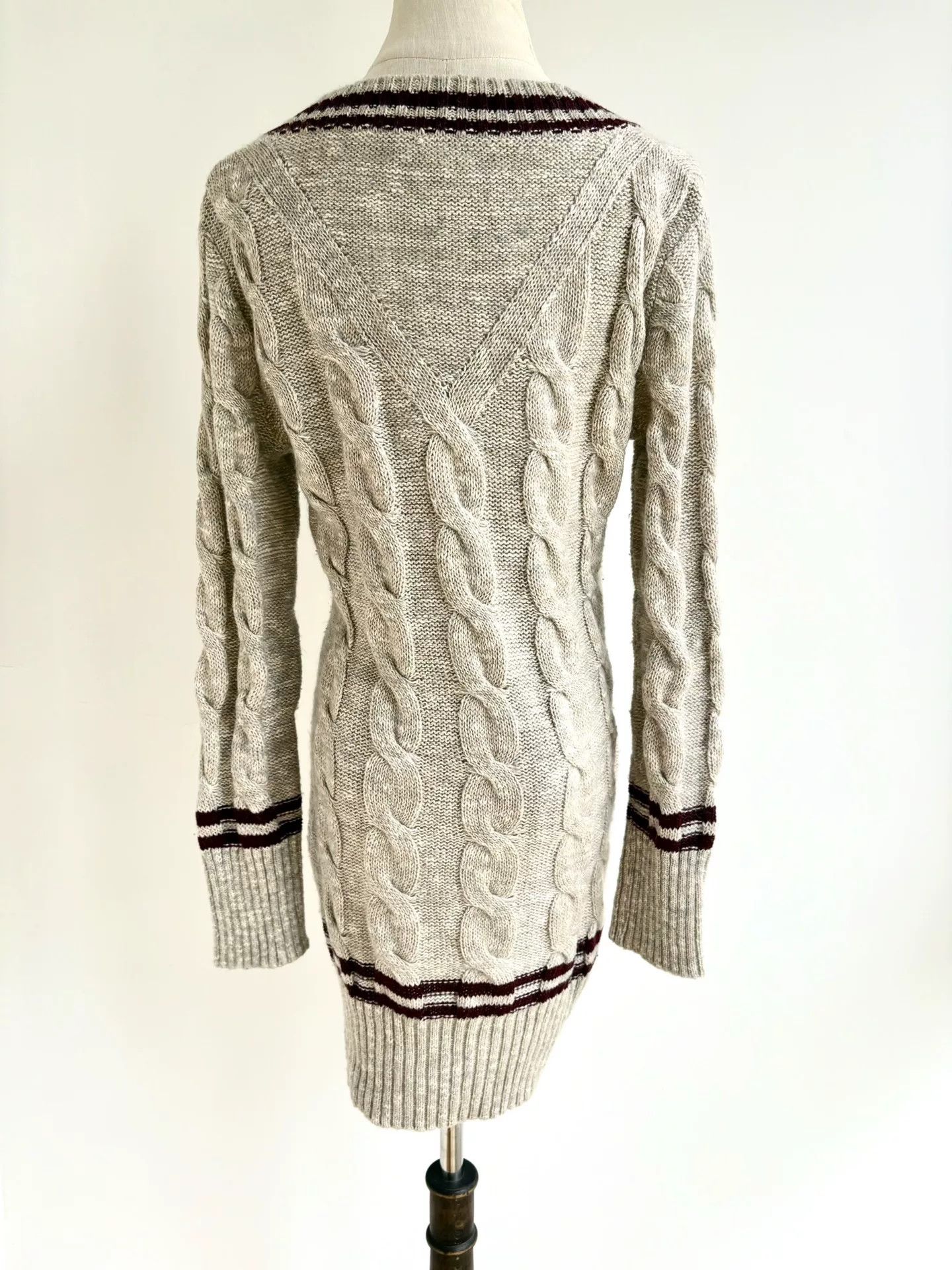 Vivienne Westwood Vivienne Westwood Vintage Preppy Cable Knit Dress Size M / US 6-8 / IT 42-44 - 4 Thumbnail