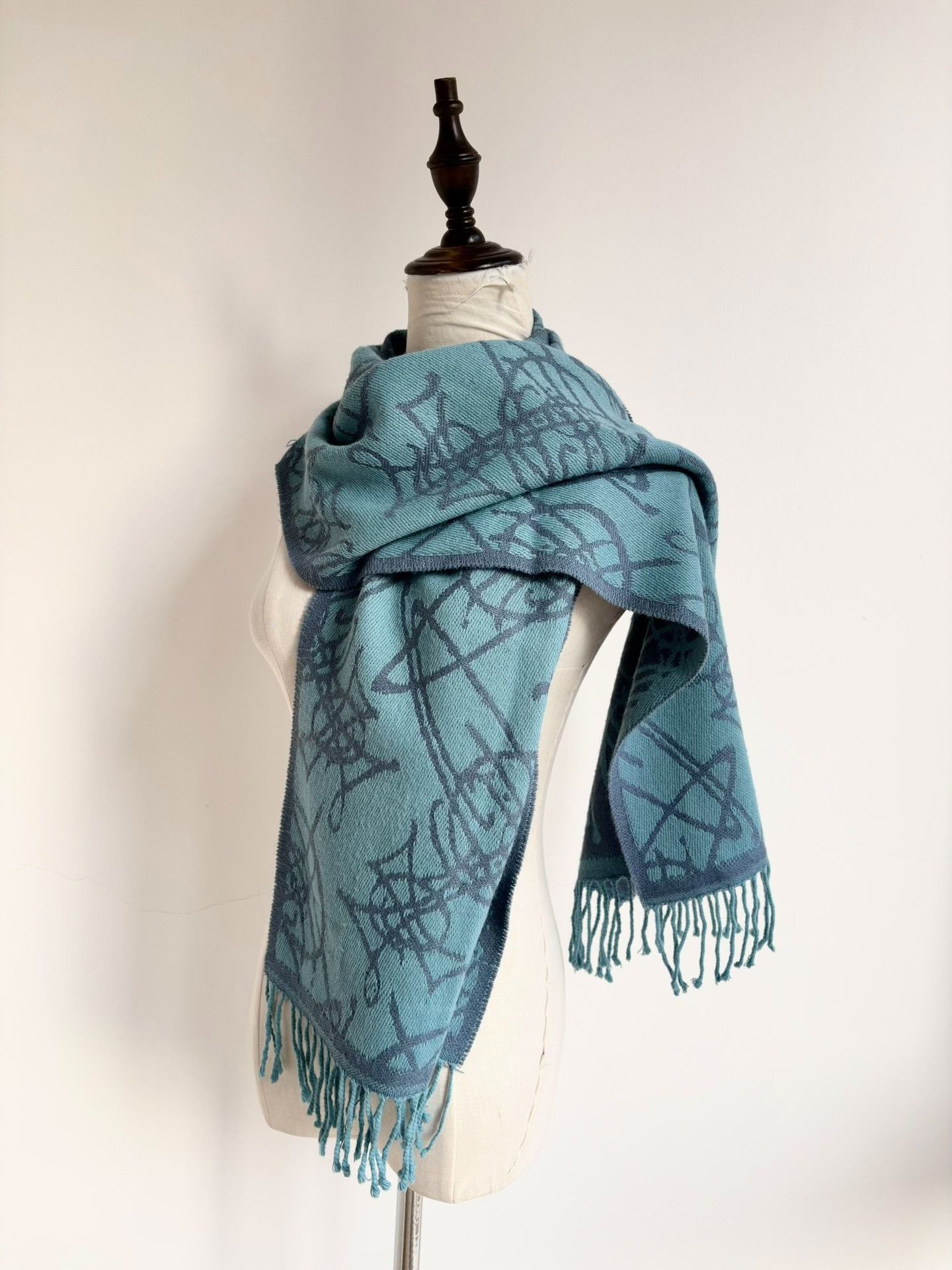 Vivienne Westwood Vivienne Westwood Vintage Blue Print Scarf Size ONE SIZE - 2 Thumbnail