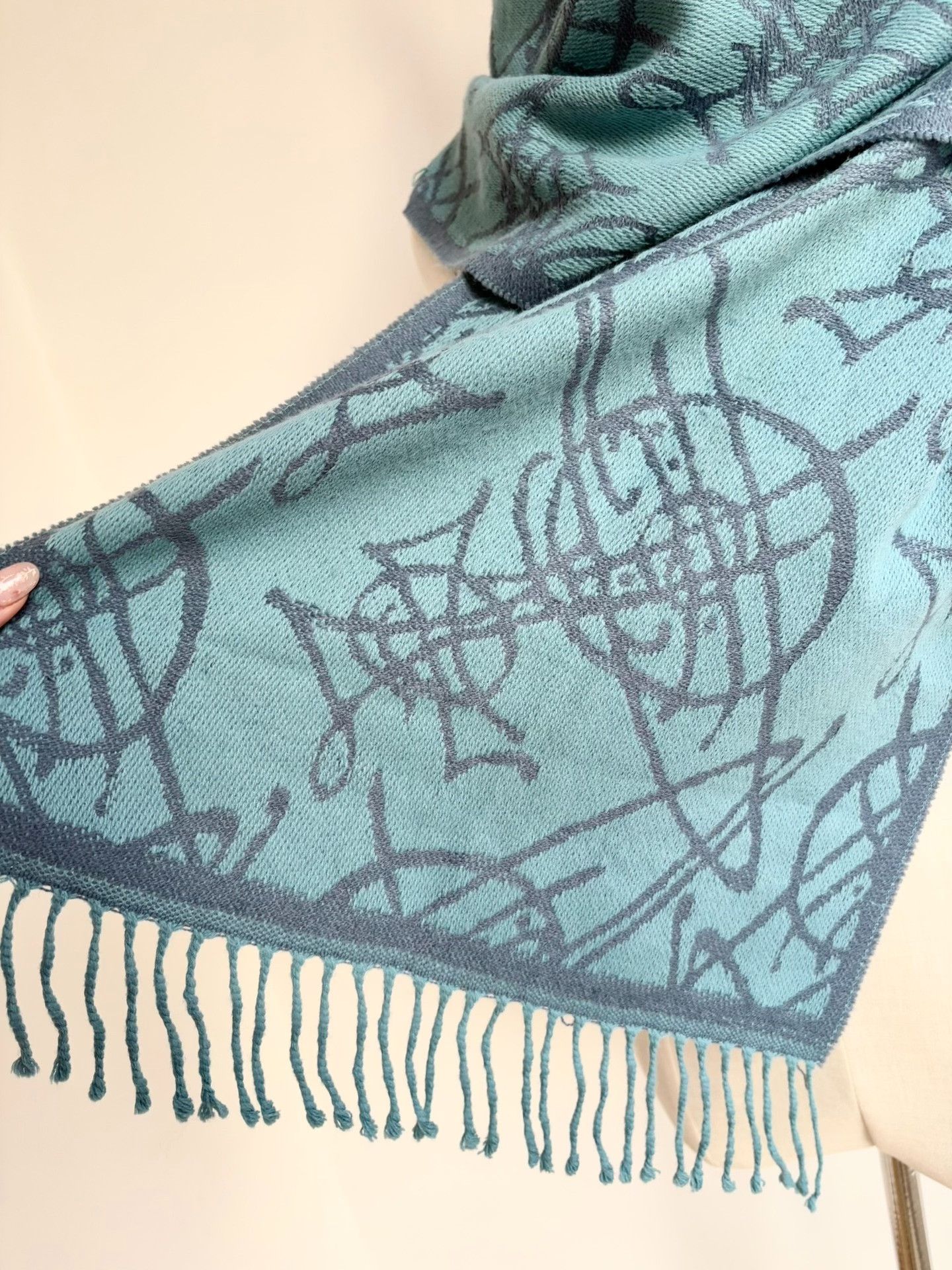 Vivienne Westwood Vivienne Westwood Vintage Blue Print Scarf Size ONE SIZE - 7 Thumbnail