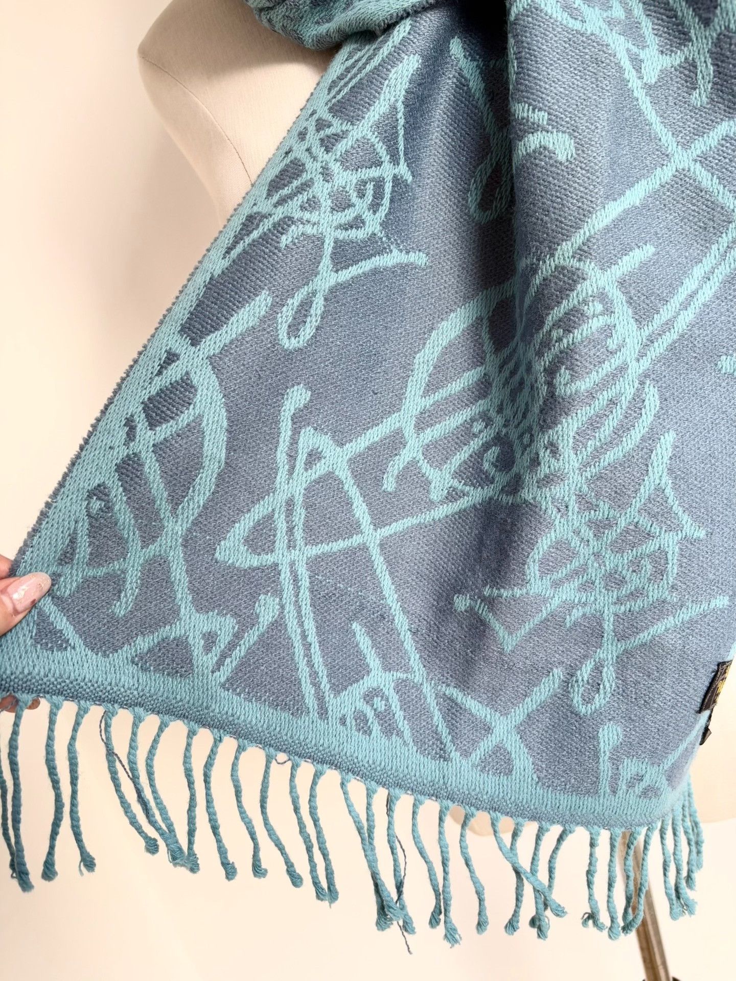 Vivienne Westwood Vivienne Westwood Vintage Blue Print Scarf Size ONE SIZE - 6 Thumbnail
