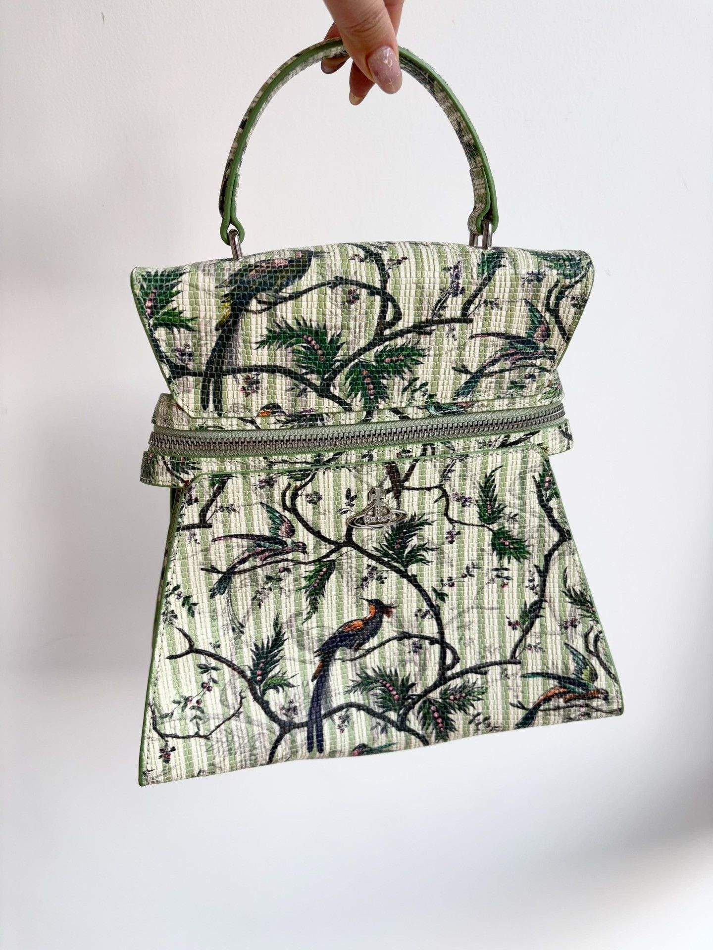 Vivienne Westwood Vivienne Westwood Vintage Green Saturn Handbag Size ONE SIZE - 2 Thumbnail