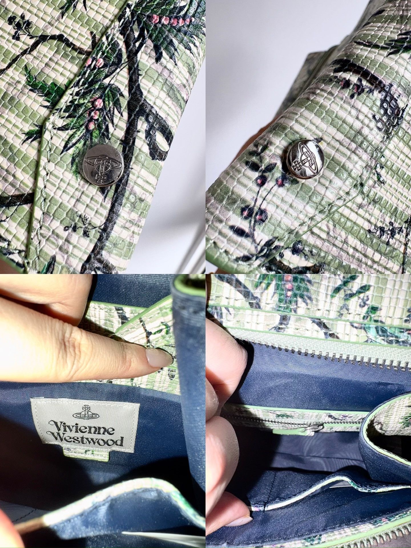 Vivienne Westwood Vivienne Westwood Vintage Green Saturn Handbag Size ONE SIZE - 8 Thumbnail