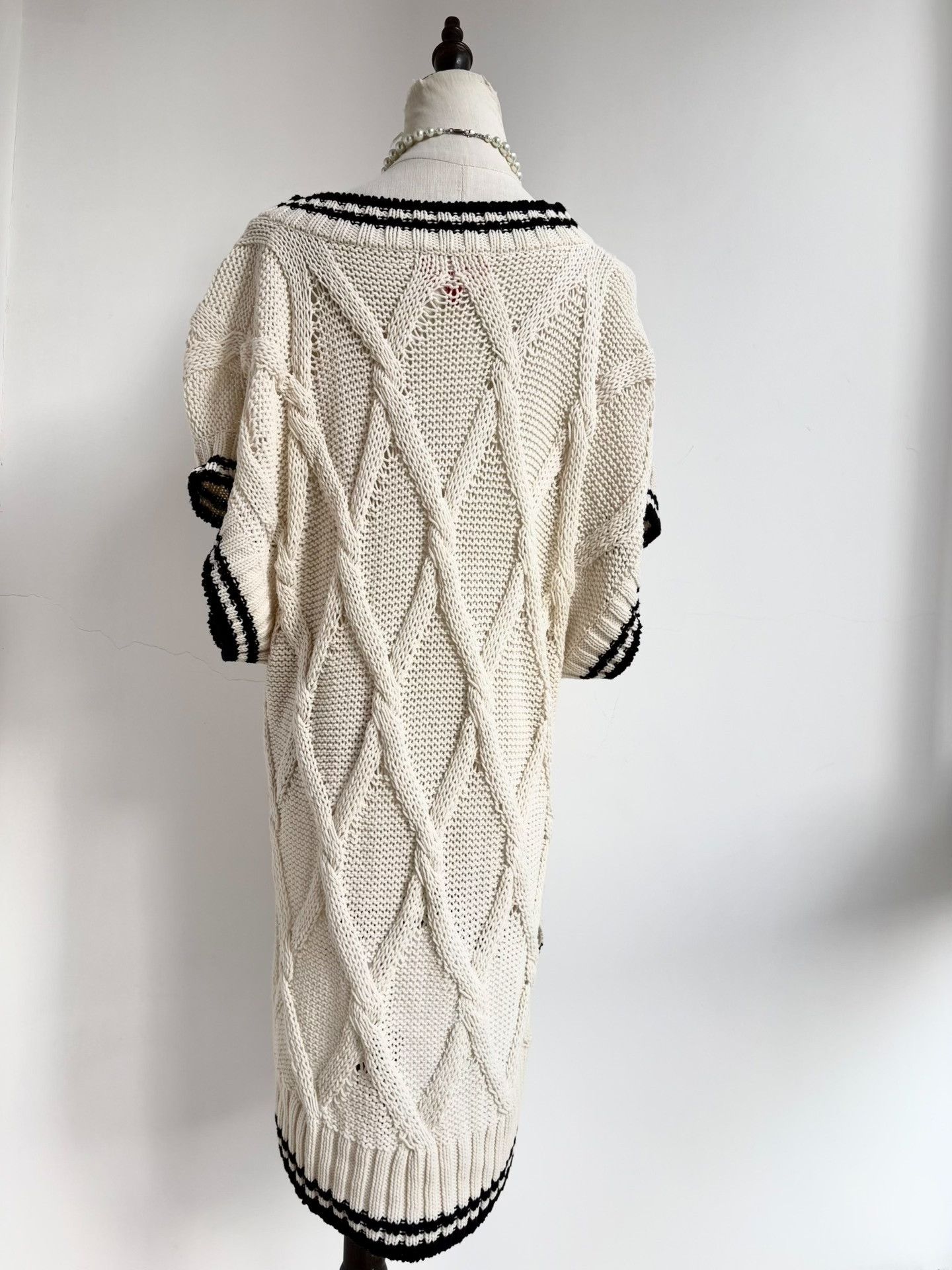 Vivienne Westwood Vivienne Westwood White Argyle Knit Vest Size M / US 6-8 / IT 42-44 - 4 Thumbnail