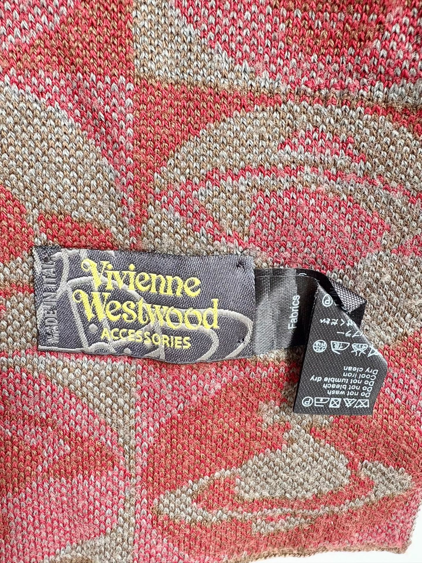 Vivienne Westwood Vivienne Westwood Saturn Logo Knit Scarf Size ONE SIZE - 4 Thumbnail