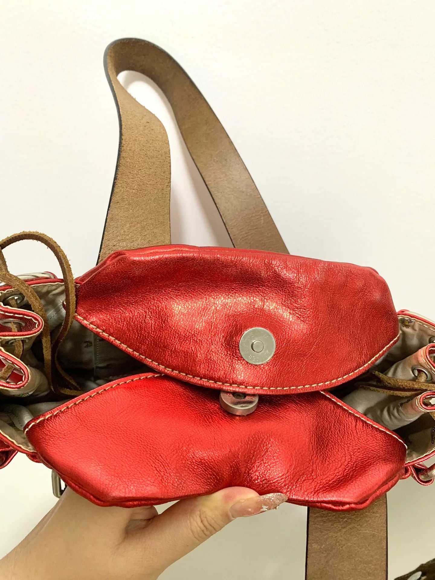 Vivienne Westwood Vivienne Westwood Vintage Red Belt Buckle Handbag Size ONE SIZE - 7 Thumbnail