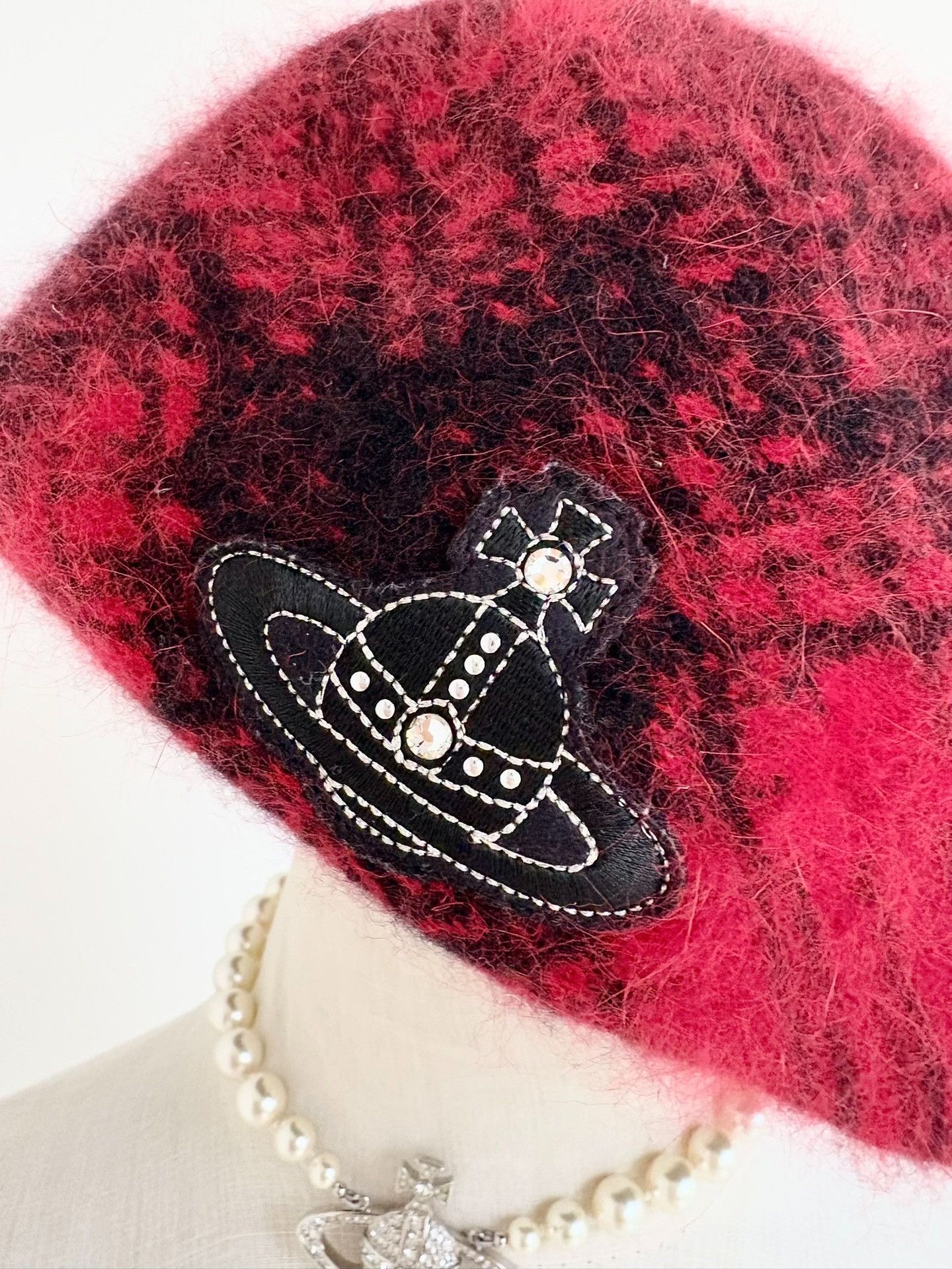 Vivienne Westwood Vivienne Westwood Vintage Plaid Saturn Beret Size ONE SIZE - 2 Thumbnail