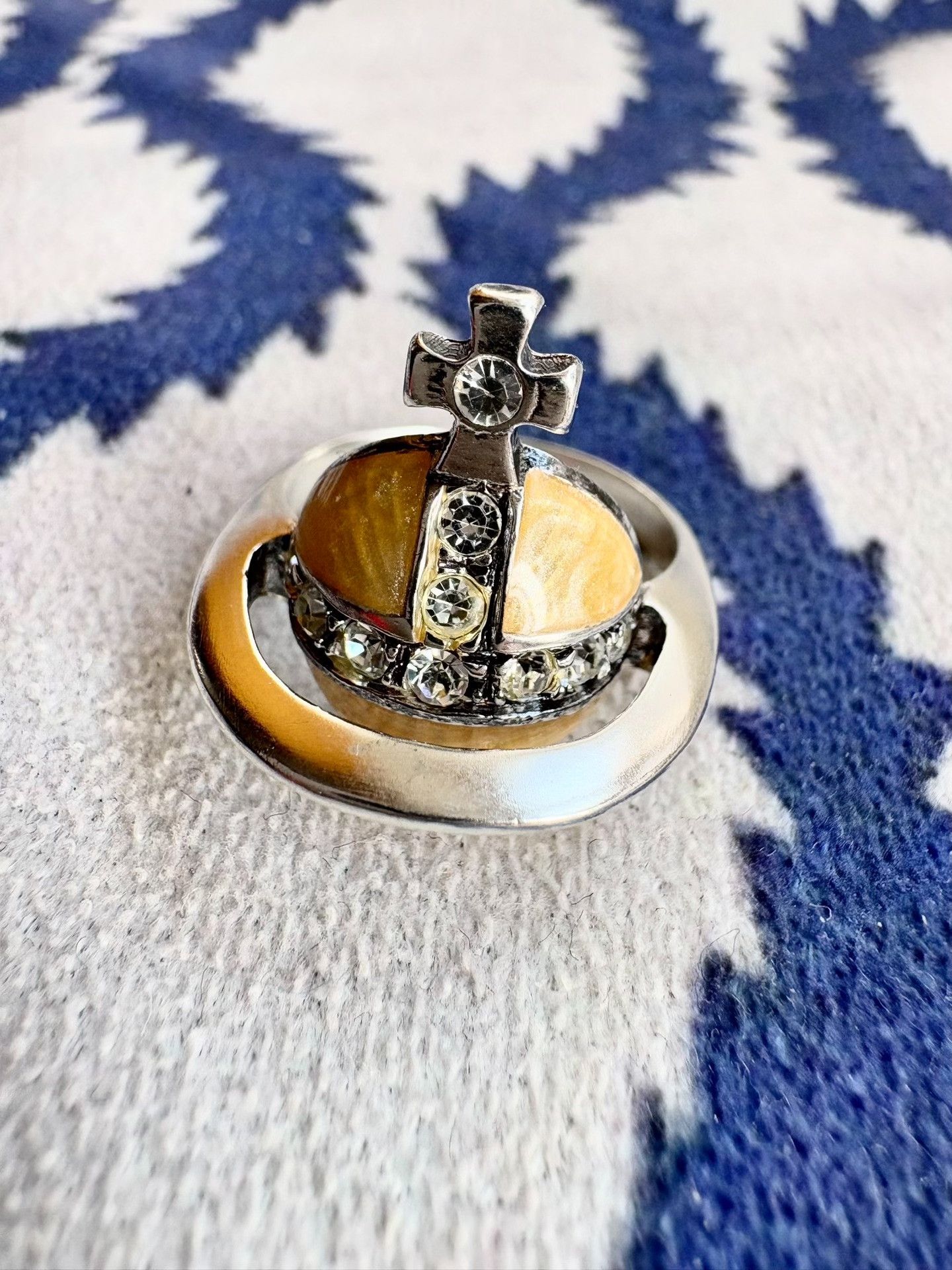 Vivienne Westwood Vivienne Westwood Vintage Yellow Saturn Ring Size ONE SIZE - 2 Thumbnail