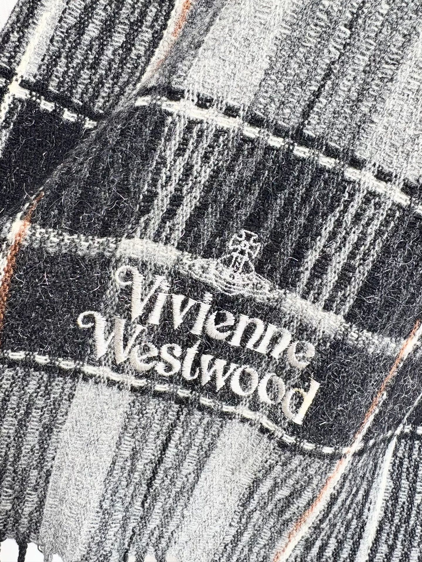 Vivienne Westwood Vivienne Westwood Vintage Letter Embroidery Scarf Size ONE SIZE - 2 Thumbnail