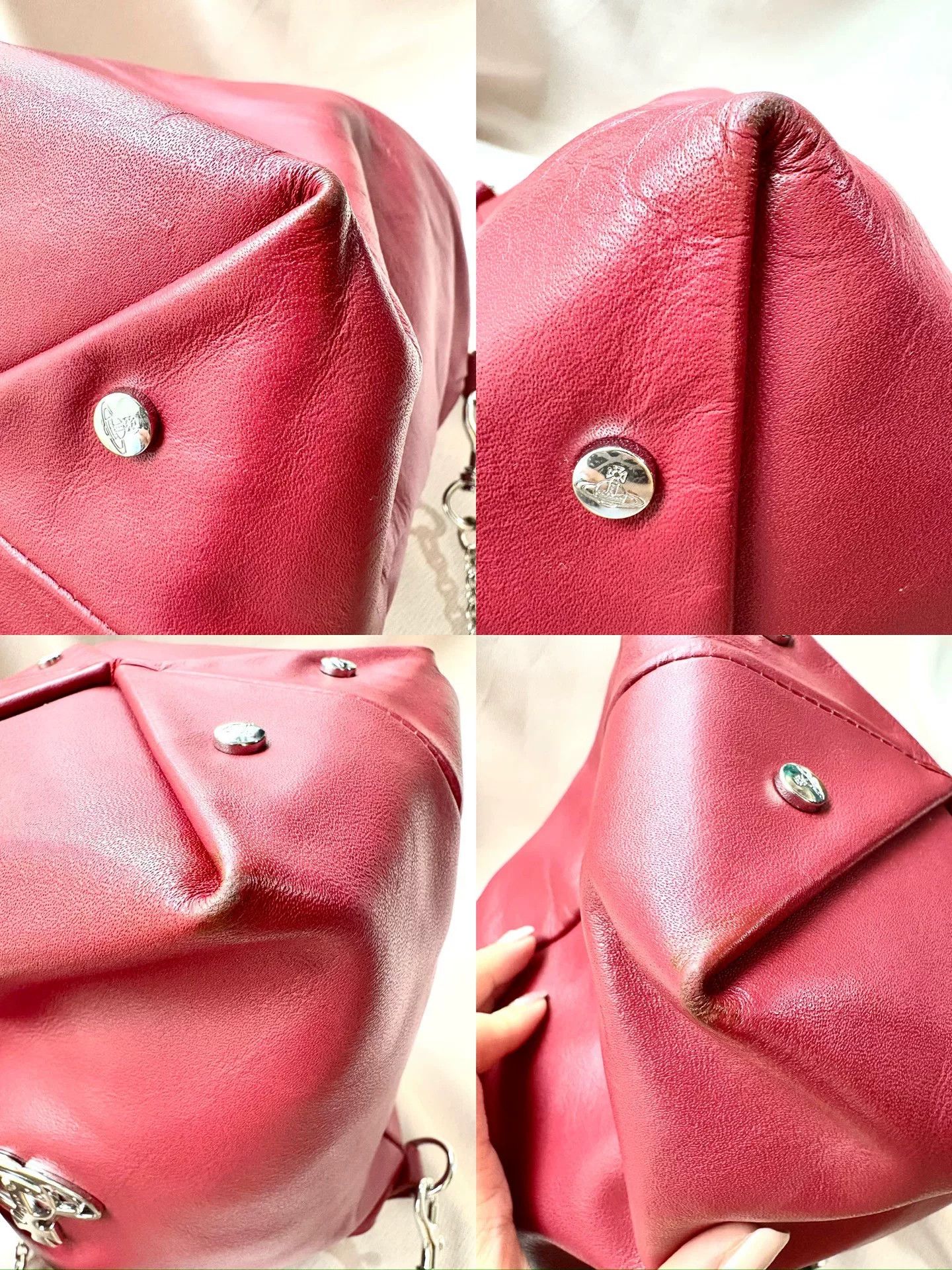 Vivienne Westwood Vivienne Westwood Red Saturn Bucket Crossbody Size ONE SIZE - 7 Thumbnail