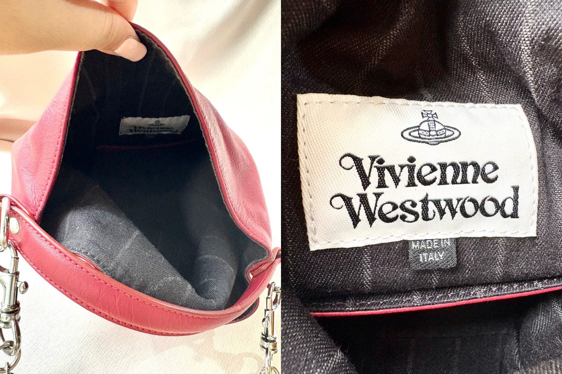 Vivienne Westwood Vivienne Westwood Red Saturn Bucket Crossbody Size ONE SIZE - 8 Thumbnail