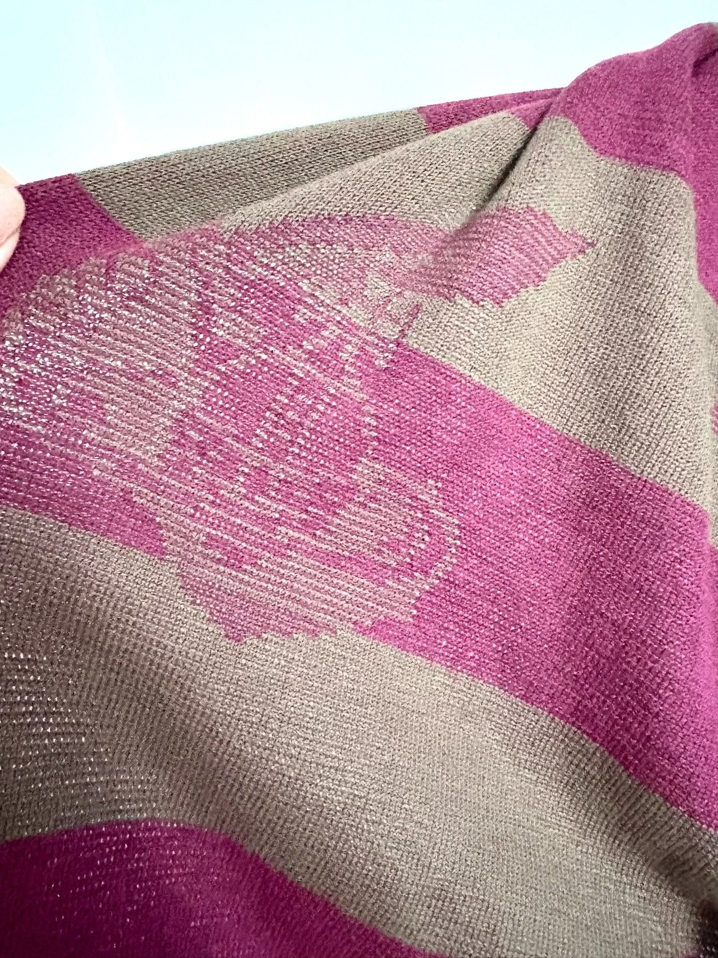 Vivienne Westwood Vivienne Westwood Vintage Red-Brown Stripe Saturn Scarf Size ONE SIZE - 5 Thumbnail