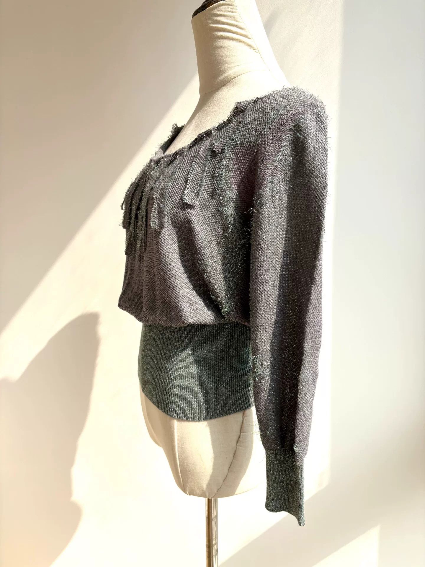 Vivienne Westwood Vivienne Westwood Vintage Gray Shimmer Knit Size M / US 6-8 / IT 42-44 - 3 Thumbnail