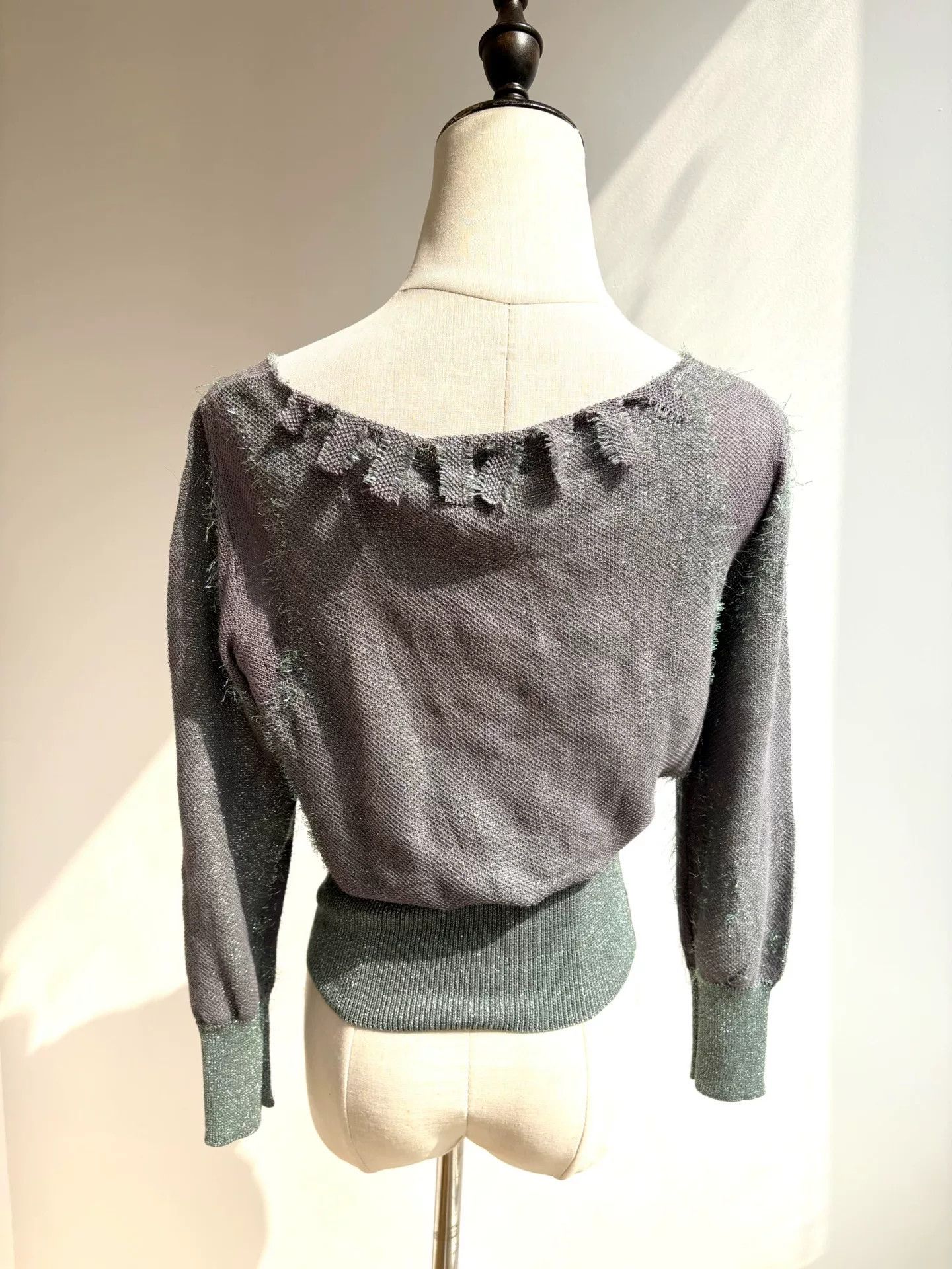 Vivienne Westwood Vivienne Westwood Vintage Gray Shimmer Knit Size M / US 6-8 / IT 42-44 - 4 Thumbnail