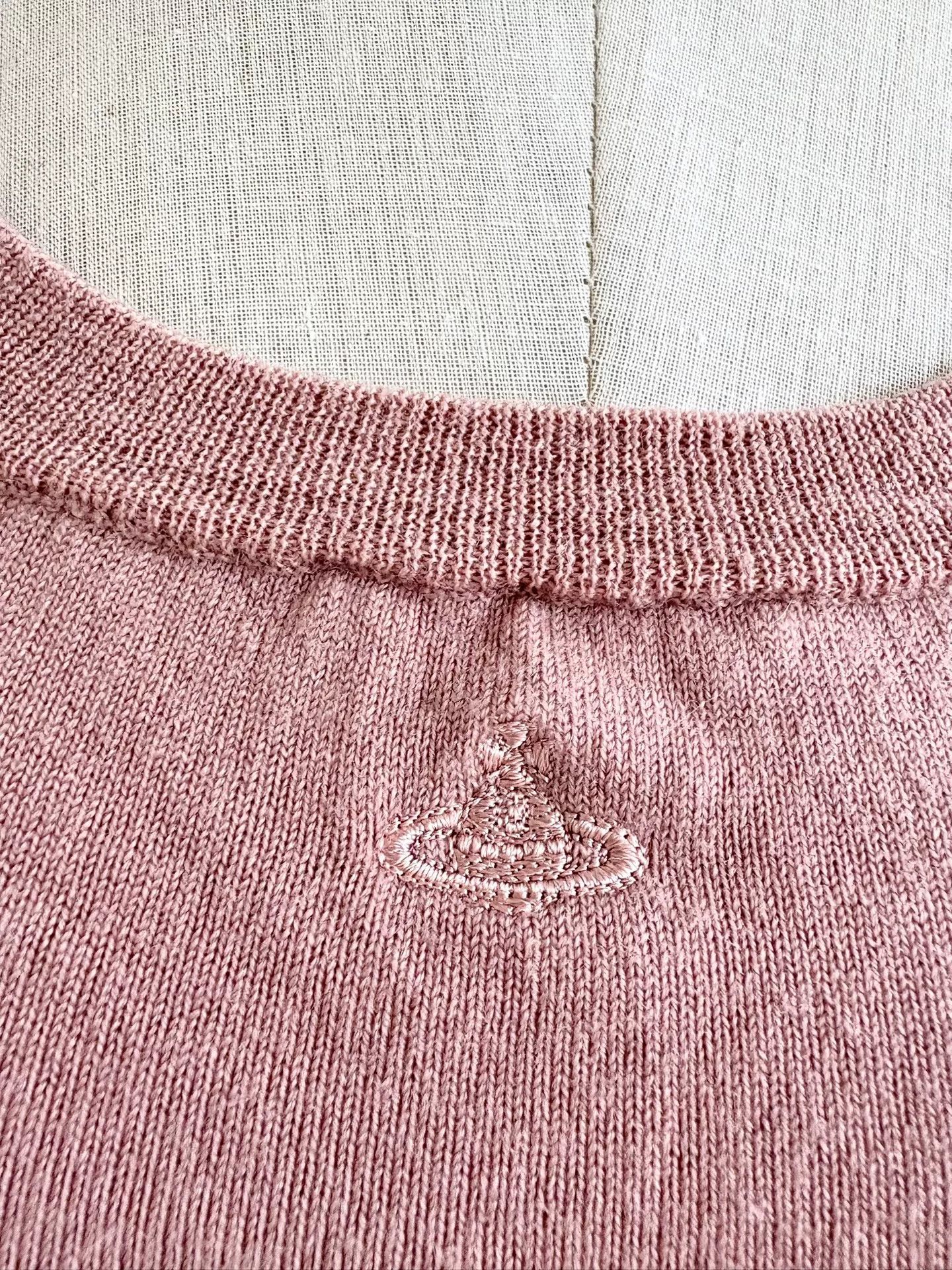 Vivienne Westwood Vivienne Westwood Vintage Pink Saturn Knit Dress Size M / US 6-8 / IT 42-44 - 3 Thumbnail