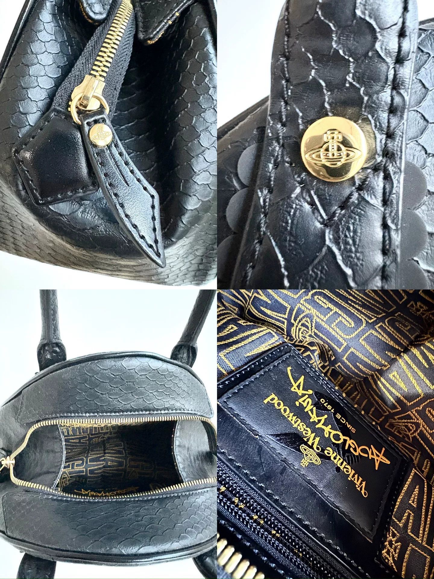 Vivienne Westwood Vivienne Westwood Vintage Black Bowling Bag Size ONE SIZE - 8 Thumbnail