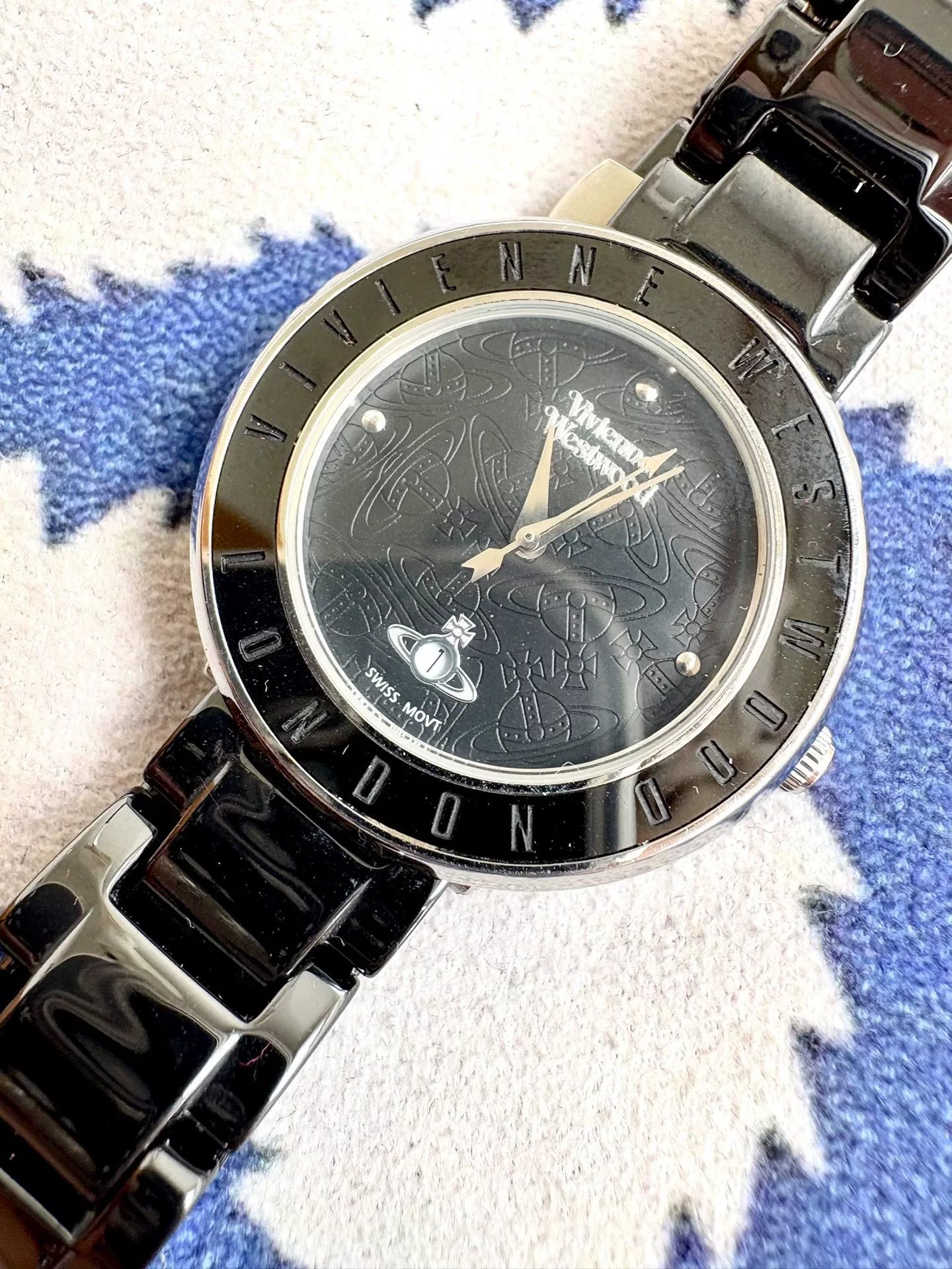 Vivienne Westwood Vivienne Westwood Vintage Black Saturn Ceramic Watch Size ONE SIZE - 2 Thumbnail