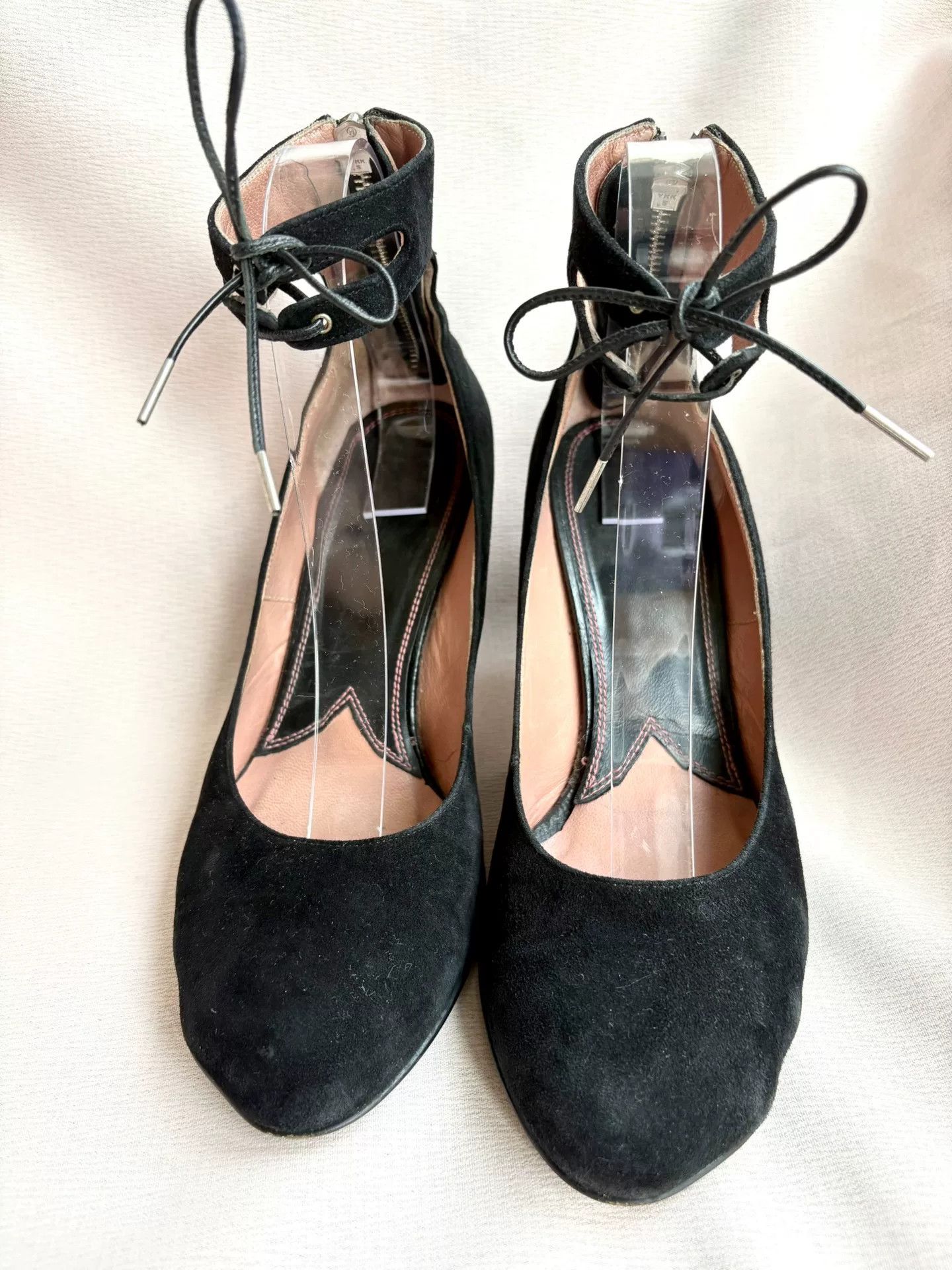 Vivienne Westwood Vivienne Westwood Vintage Black Suede Heels Size US 5.5 / IT 35.5 - 4 Thumbnail