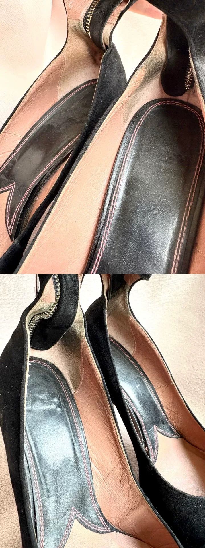 Vivienne Westwood Vivienne Westwood Vintage Black Suede Heels Size US 5.5 / IT 35.5 - 7 Thumbnail