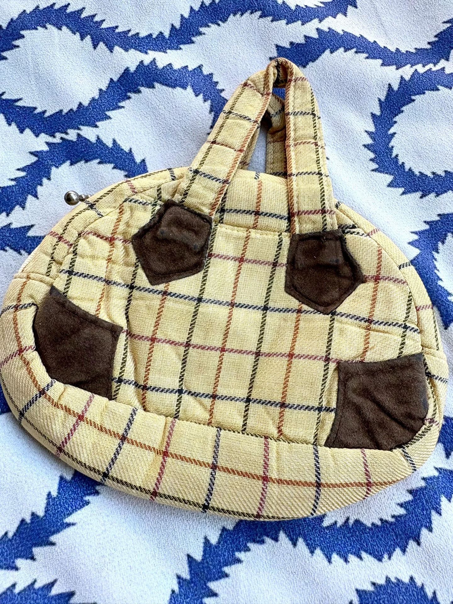 Vivienne Westwood Vivienne Westwood Vintage Yellow Plaid Mini Bowling Bag Size ONE SIZE - 2 Thumbnail