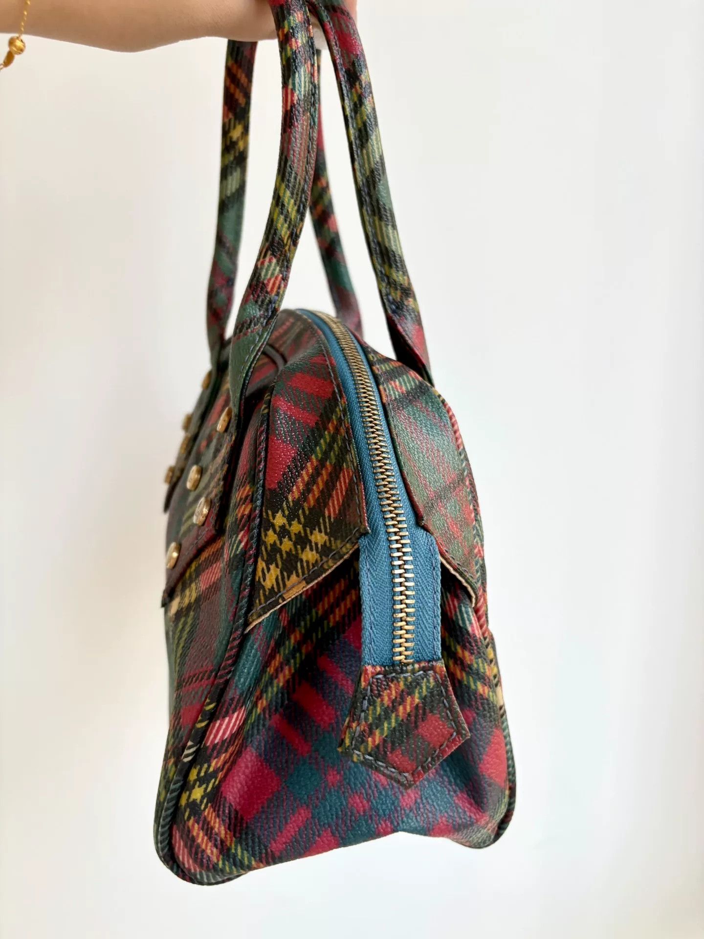 Vivienne Westwood Vivienne Westwood Vintage Plaid Handbag Size ONE SIZE - 3 Thumbnail
