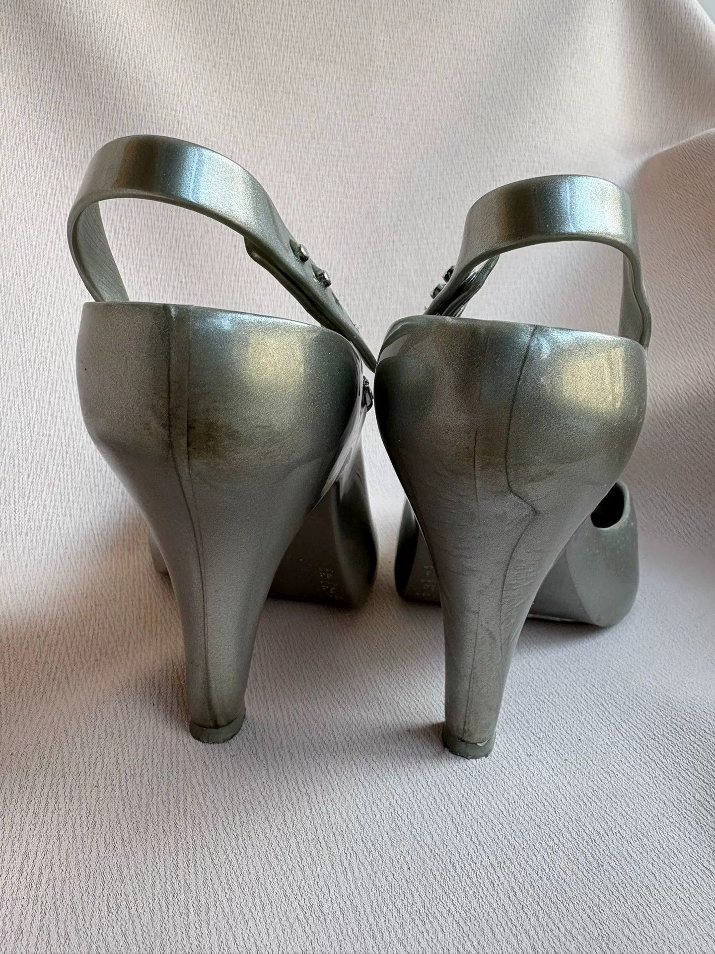 Vivienne Westwood Vivienne Westwood Melissa Silver Ball Heels Size US 7 / IT 37 - 5 Thumbnail