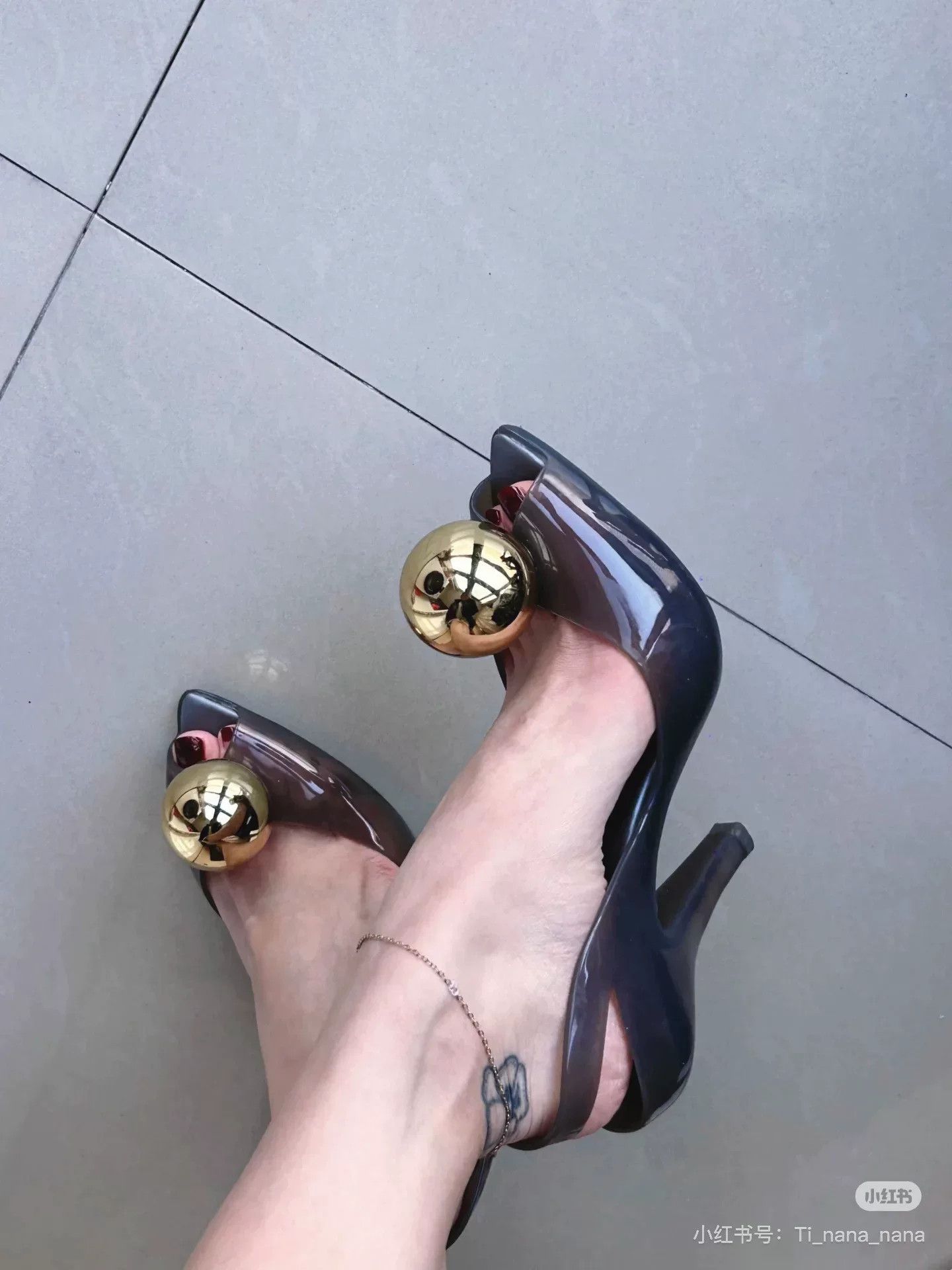 Vivienne Westwood Vivienne Westwood Melissa Silver Ball Heels Size US 7 / IT 37 - 8 Thumbnail