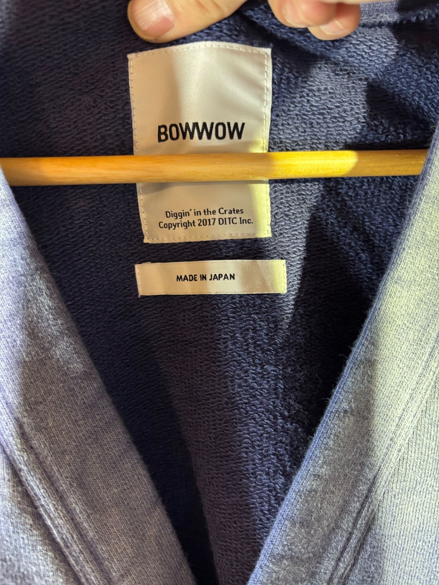 Japanese Brand Bowwow Vintage Sweatshirt Cardigan Size US XL / EU 56 / 4 - 2 Thumbnail