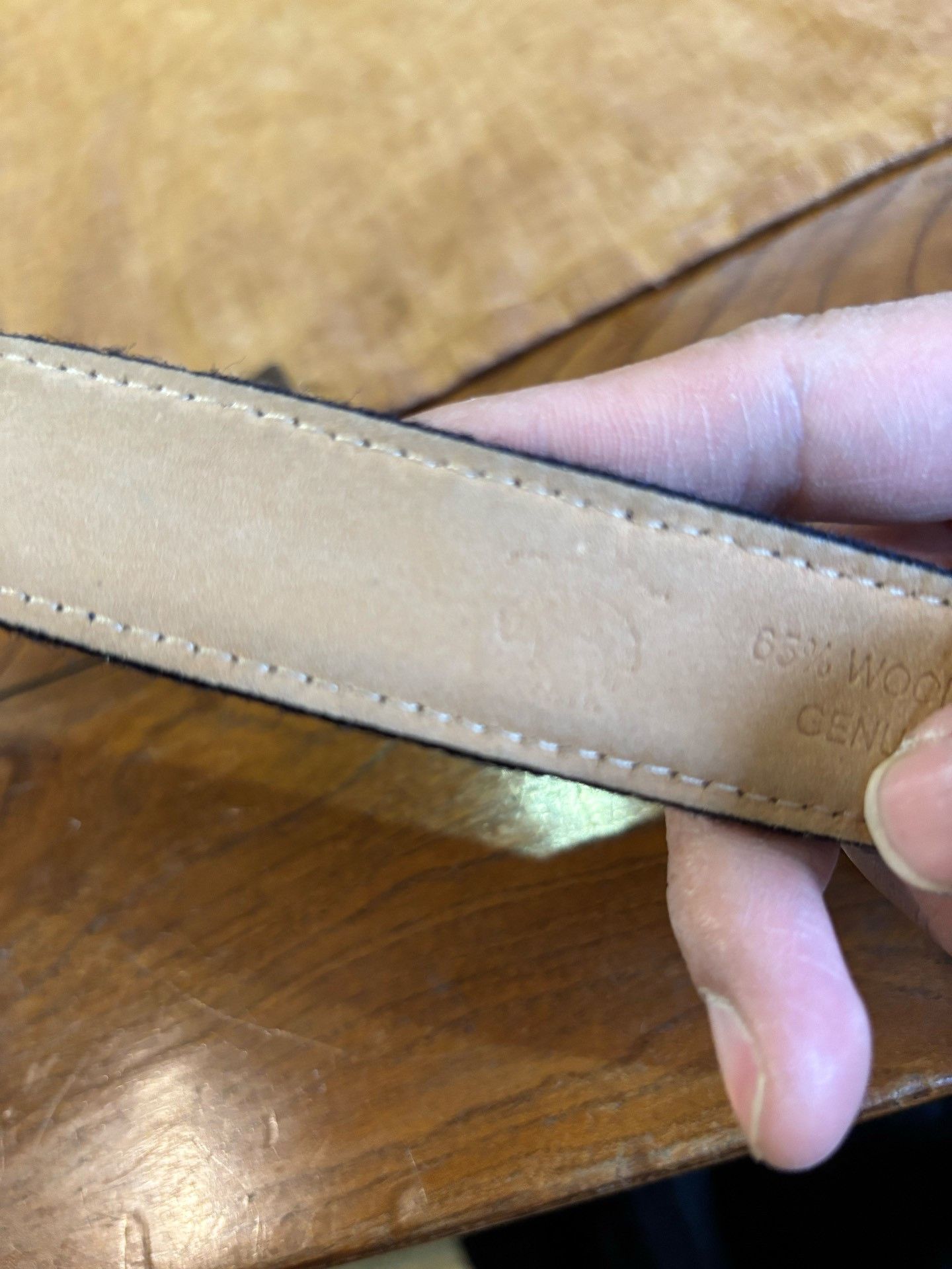 Thom Browne Thom Browne x Brooks Brothers Wool Leather Belt Size ONE SIZE - 8 Thumbnail