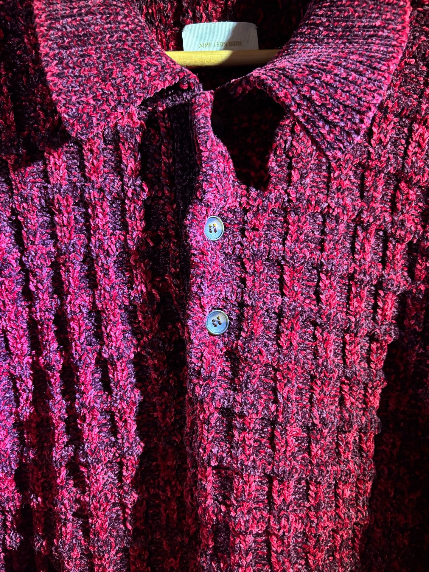 Aime Leon Dore Aime Leon Dore Open Collar Sweater Size US L / EU 52-54 / 3 - 3 Thumbnail
