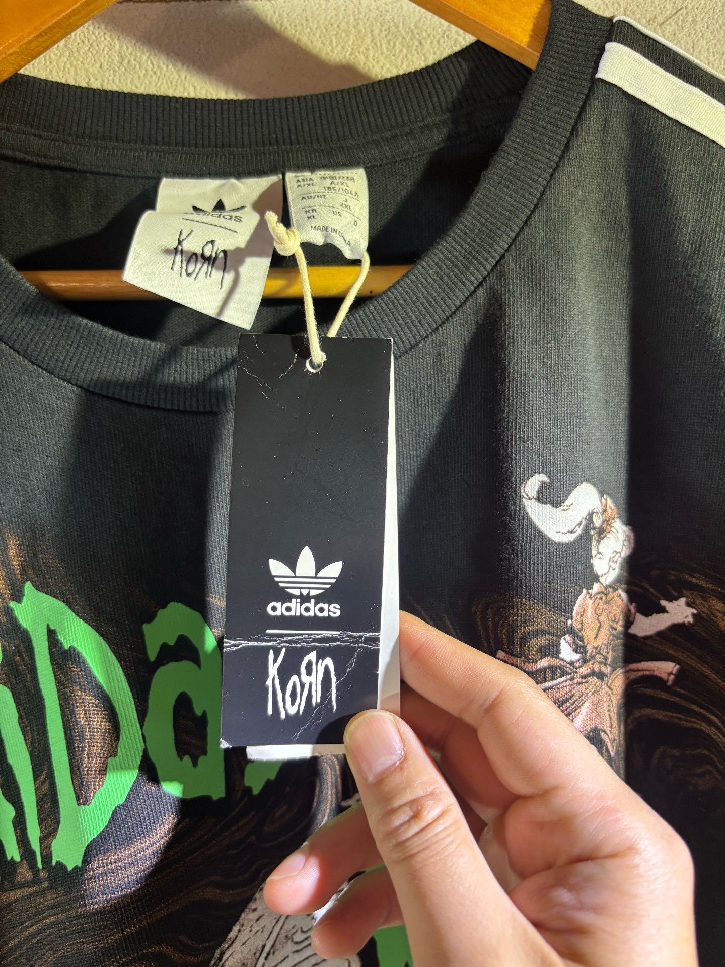 Adidas Korn x Adidas Long-Sleeve Tee Size XL / US 12-14 / IT 48-50 - 3 Thumbnail