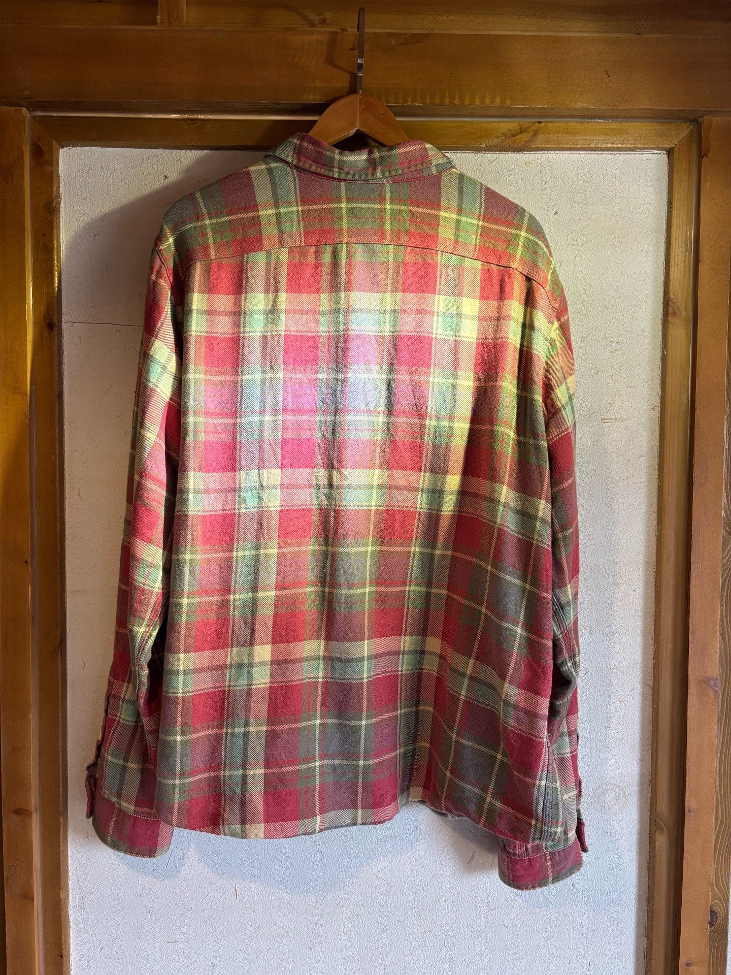 RRL Ralph Lauren 90s Ralph Lauren Double-Layer Plaid Shirt Size US XL / EU 56 / 4 - 9 Thumbnail