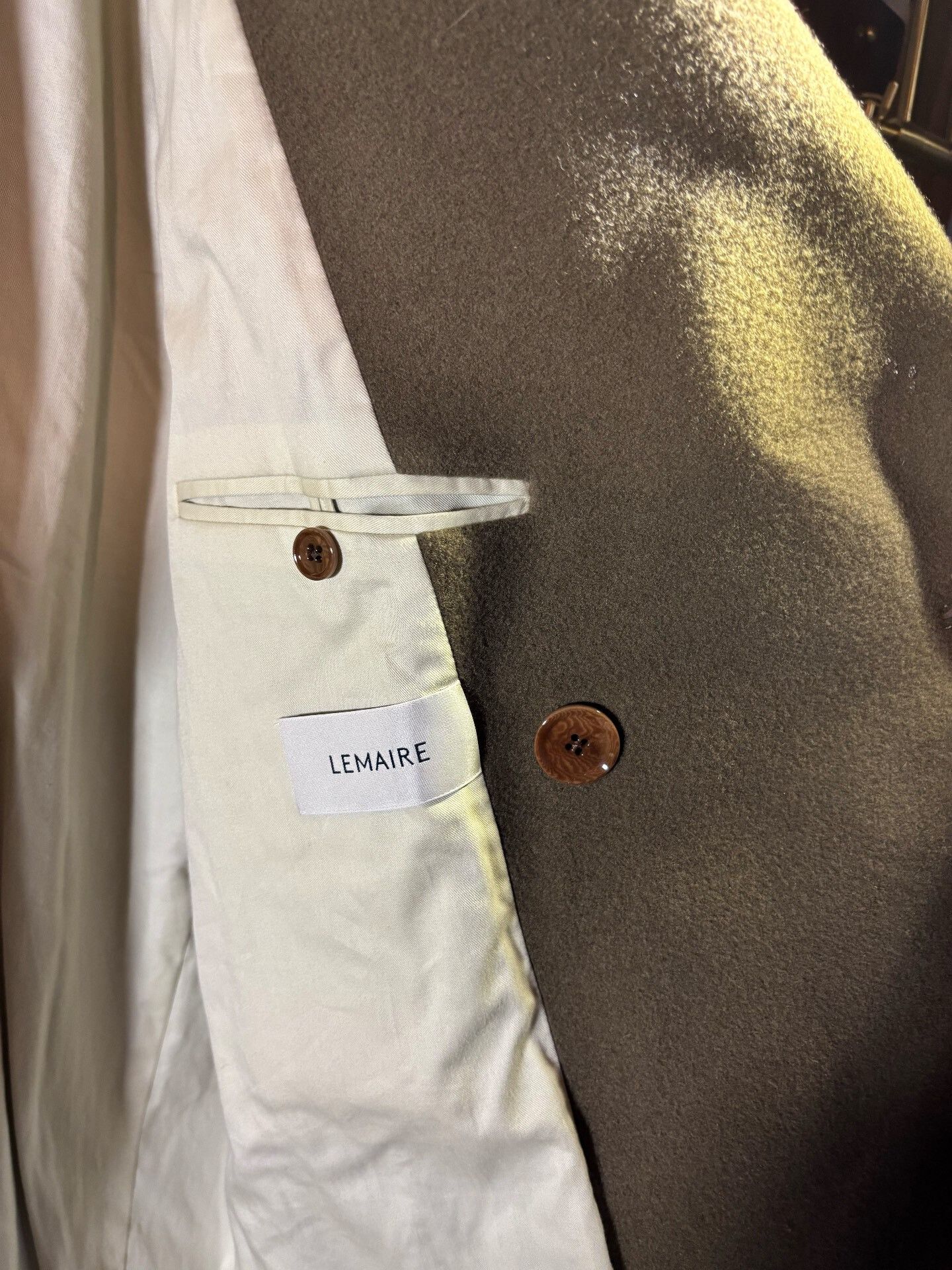 Lemaire Lemaire Wide-Shoulder Wool Coat Size US M / EU 48-50 / 2 - 9 Thumbnail