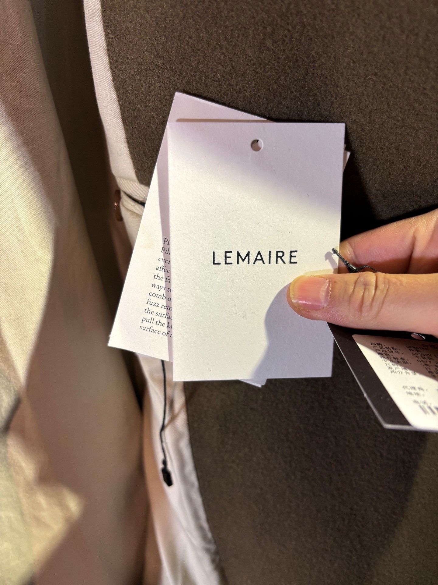Lemaire Lemaire Wide-Shoulder Wool Coat Size US M / EU 48-50 / 2 - 7 Thumbnail