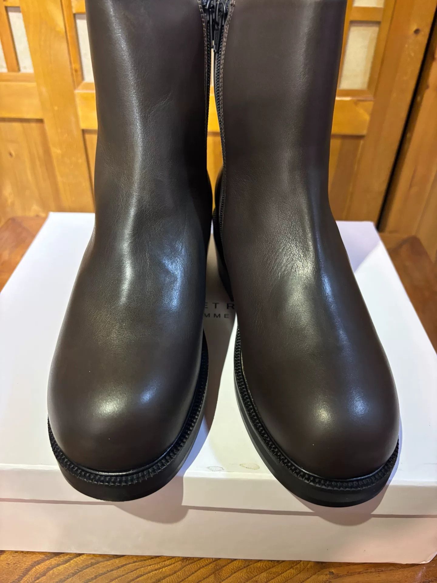 ADAM ET ROPE Adam et Rope 25AW Whale Leather Boots Size US 10 / EU 43 - 4 Thumbnail