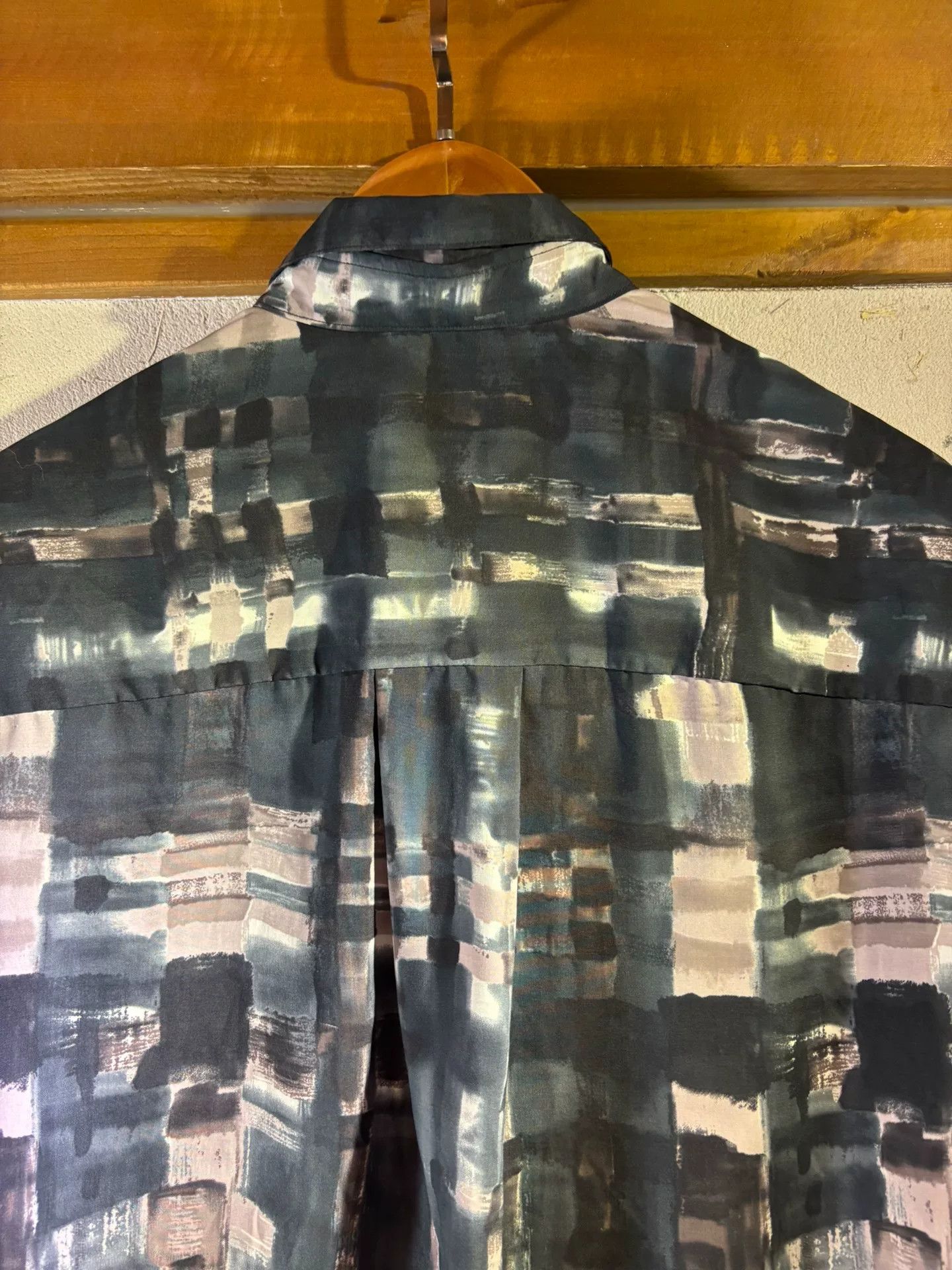 ADAM ET ROPE Adam et Rope Special Dyeing Tencel Shirt Size US M / EU 48-50 / 2 - 8 Thumbnail