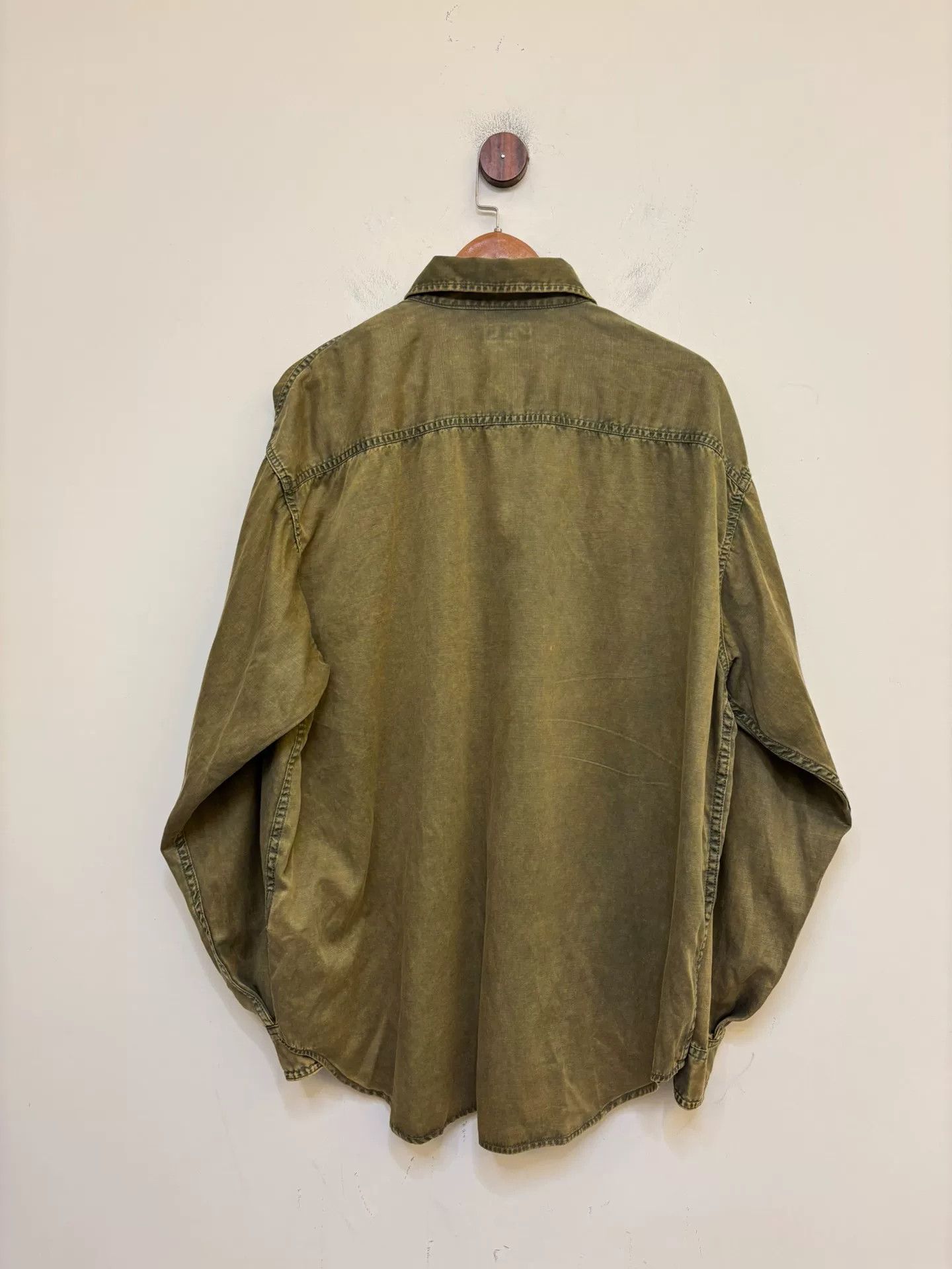 Beams Japan Beams 25SS Acetate Washed Shirt Size US L / EU 52-54 / 3 - 8 Thumbnail