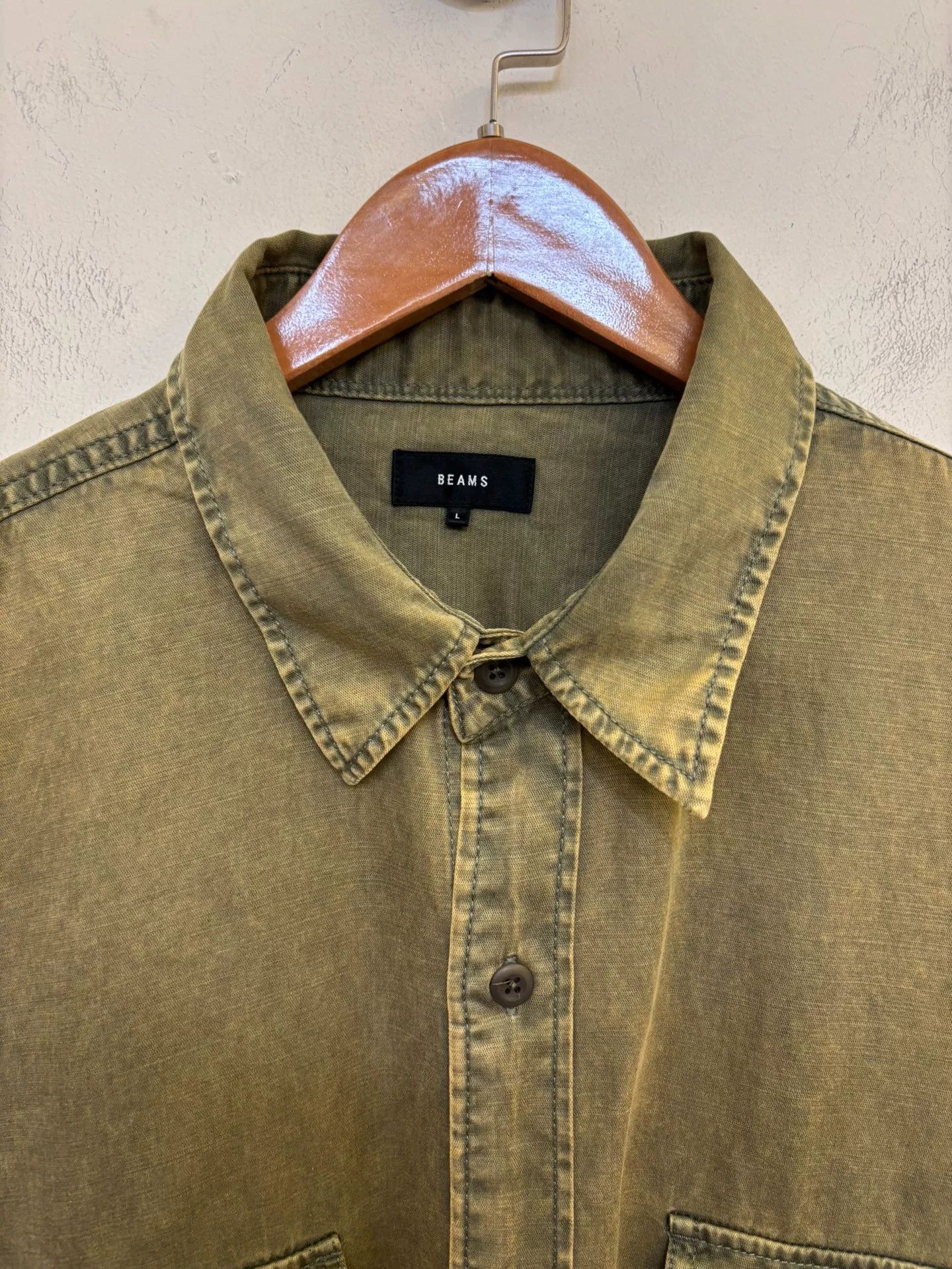 Beams Japan Beams 25SS Acetate Washed Shirt Size US L / EU 52-54 / 3 - 2 Thumbnail