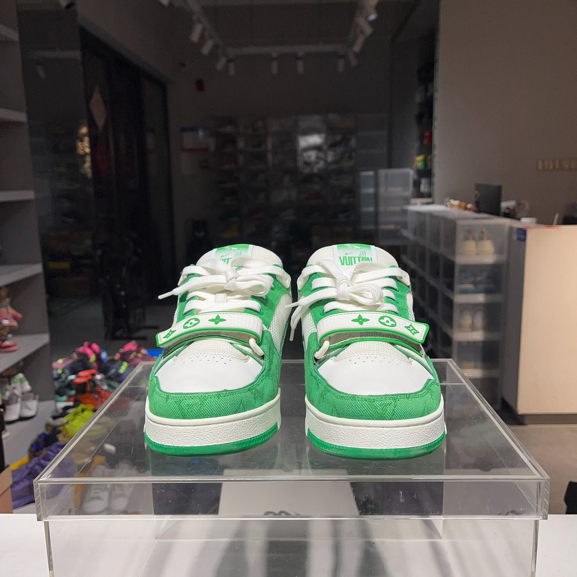 Louis Vuitton Louis Vuitton Training Denim Green Lowtop Sneakers 9 Men Size US 9 / EU 42 - 2 Thumbnail