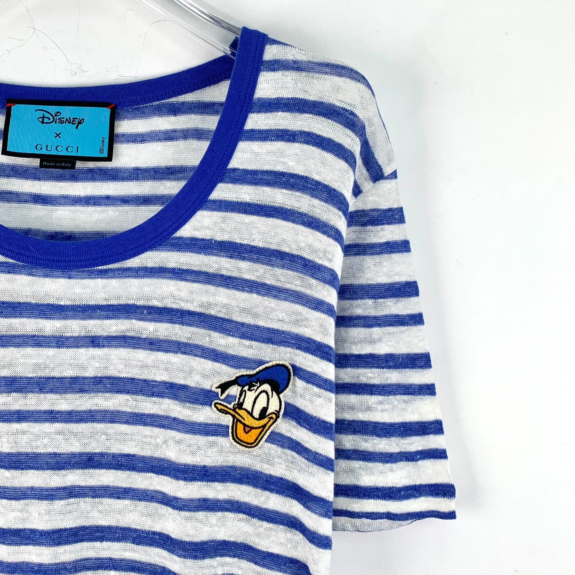 Gucci Gucci x Disney Striped Donald Duck T-Shirt XS Size US XS / EU 42 / 0 - 4 Thumbnail
