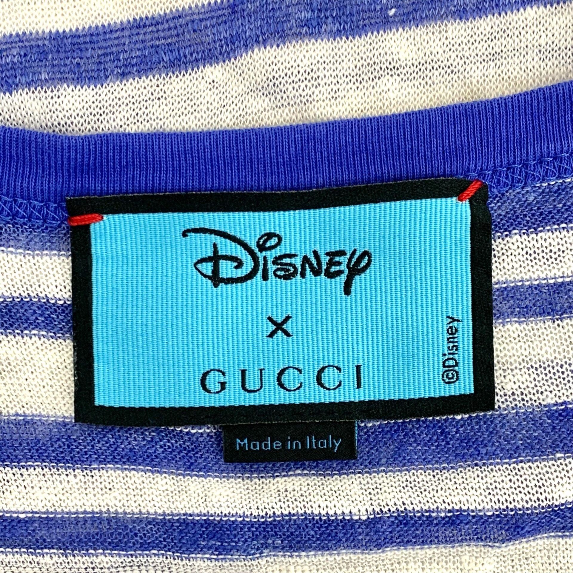 Gucci Gucci x Disney Striped Donald Duck T-Shirt XS Size US XS / EU 42 / 0 - 7 Thumbnail