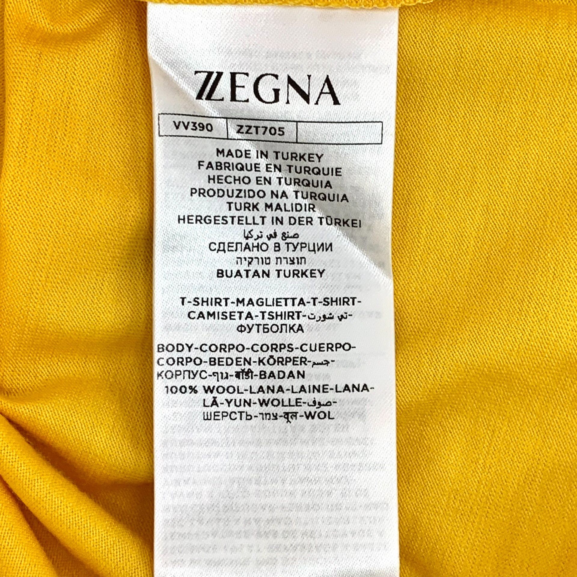 Z Zegna Zegna Techmerino Wool Knit T-Shirt Size S Size US S / EU 44-46 / 1 - 9 Thumbnail