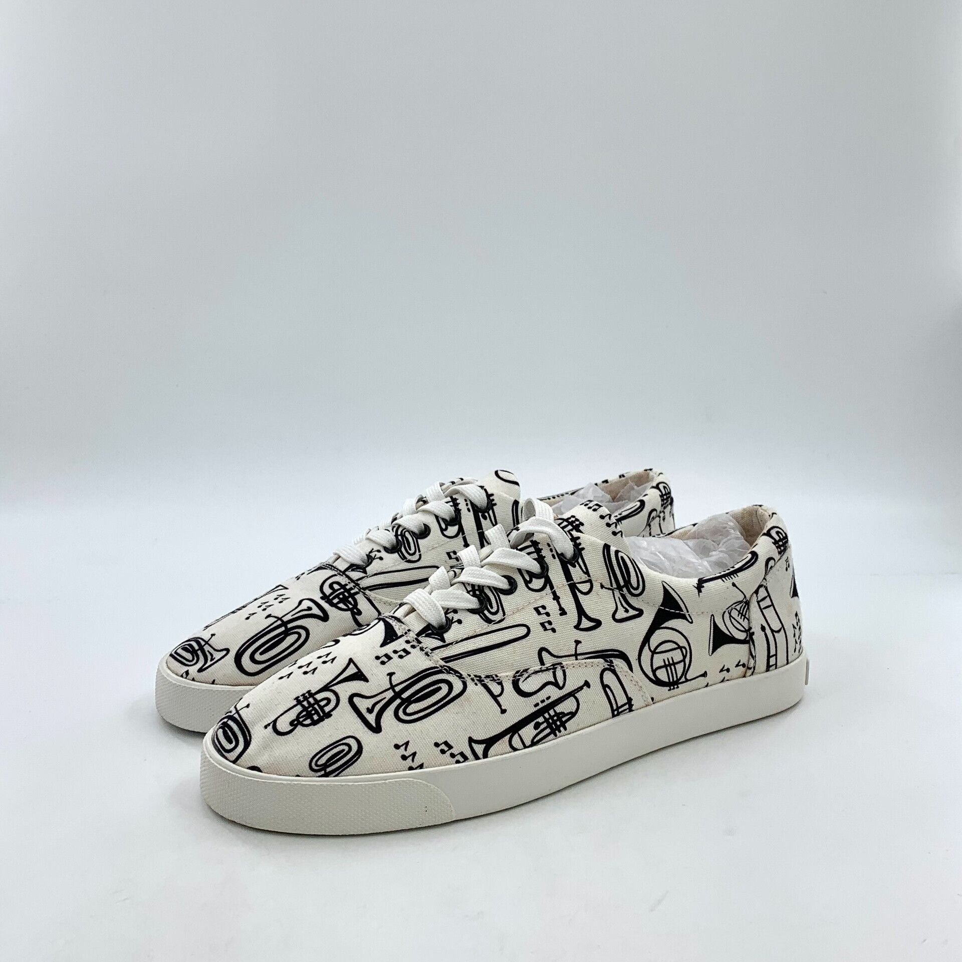 Dolce & Gabbana Dolce & Gabbana Trumpet Print Sneakers EU 43 Size US 10 / EU 43 - 2 Thumbnail
