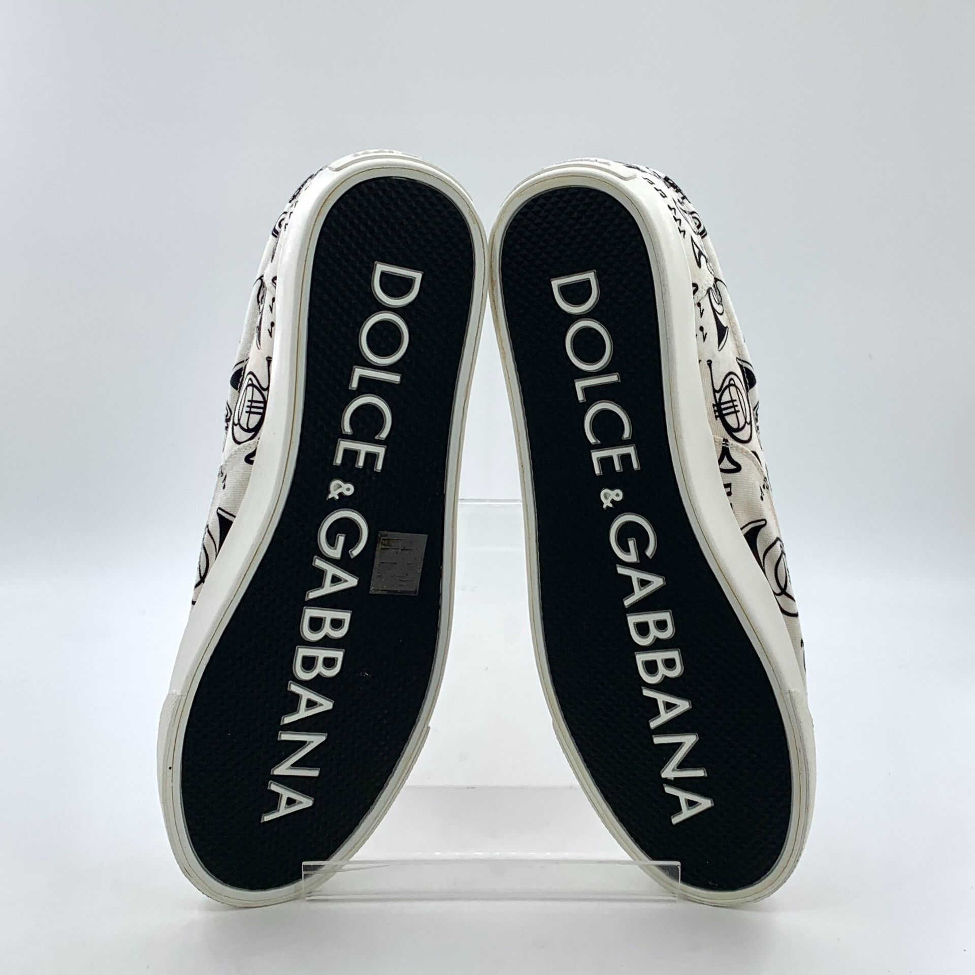 Dolce & Gabbana Dolce & Gabbana Trumpet Print Sneakers EU 43 Size US 10 / EU 43 - 6 Thumbnail