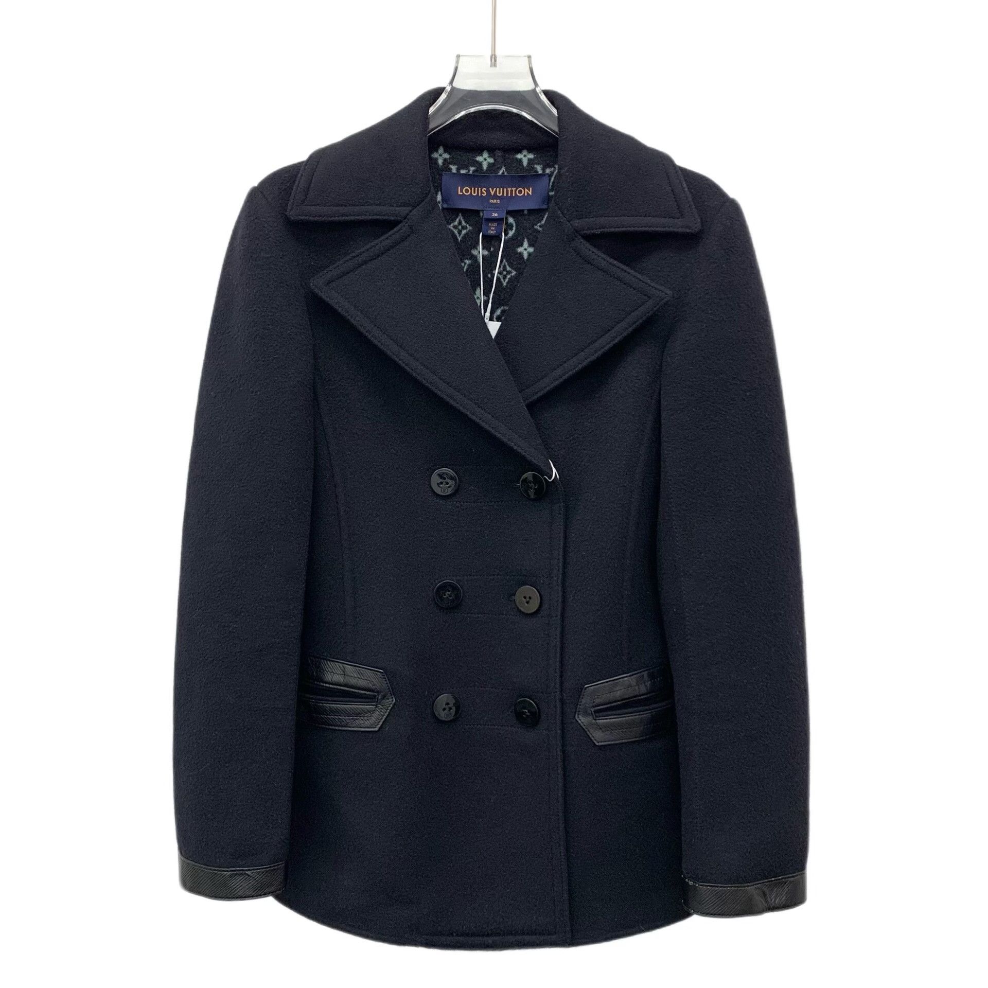 Louis Vuitton Louis Vuitton Monogram Lining Pea Coat FR 36 Size XS / US 0-2 / IT 36-38 - 2 Thumbnail